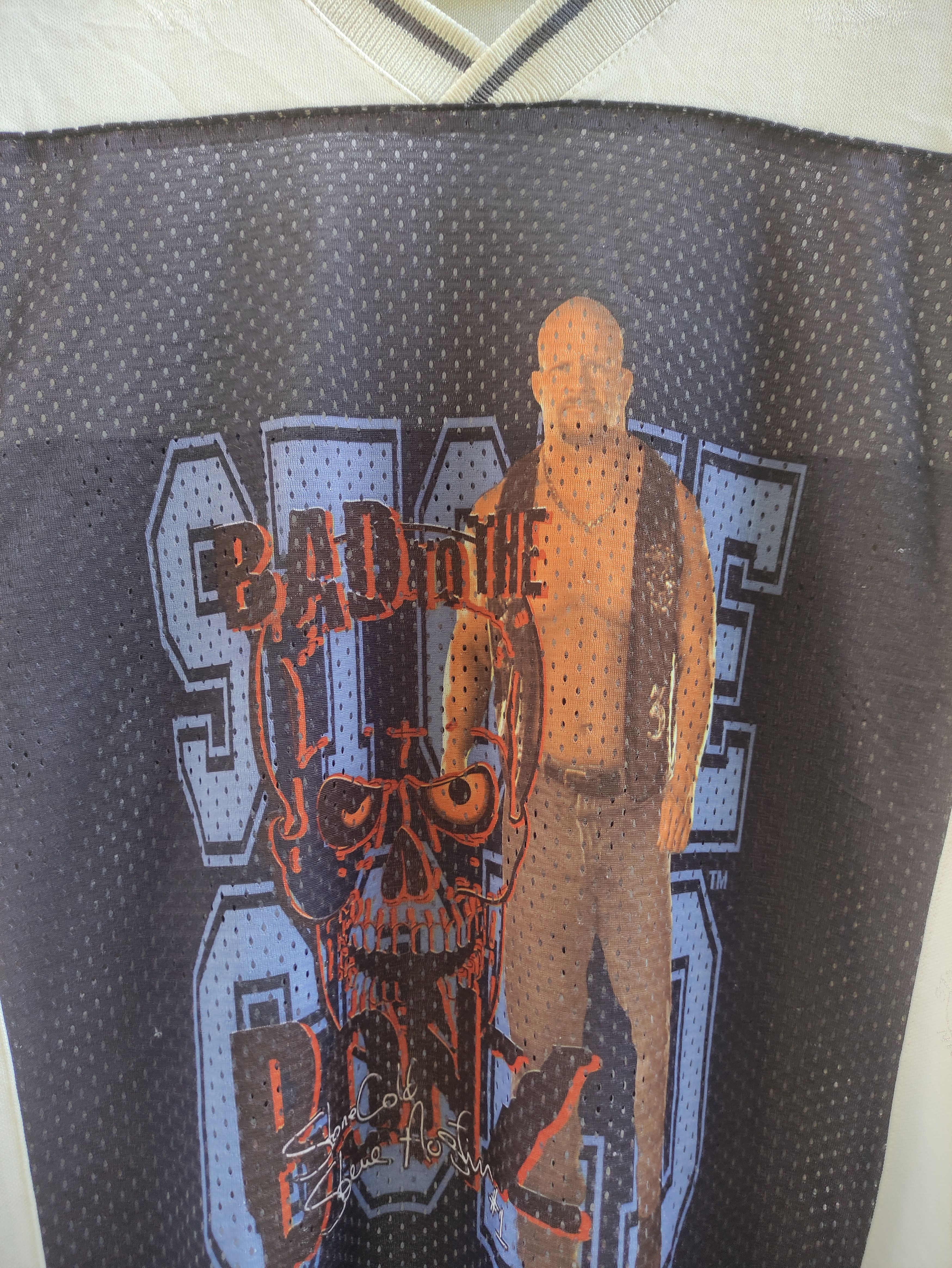 WWF 90s Vintage Stone Cold Steve Austin Jersey Size US L / EU 52-54 / 3 - 6 Thumbnail