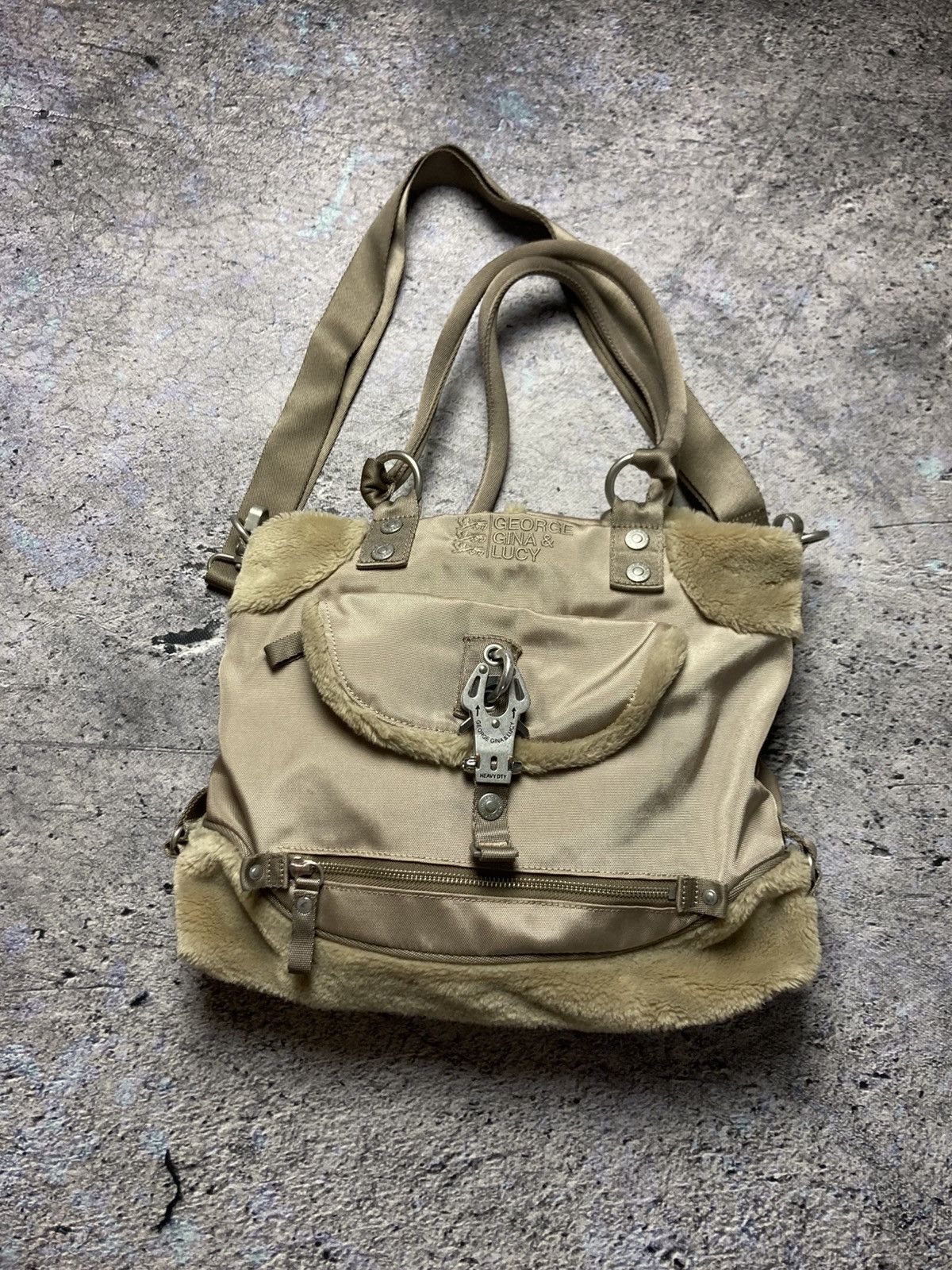 George Gina & Lucy × Vintage Bag George Gina & Lucy Chic Snake Vintage Avant Garde Rap Size ONE SIZE - 2 Thumbnail