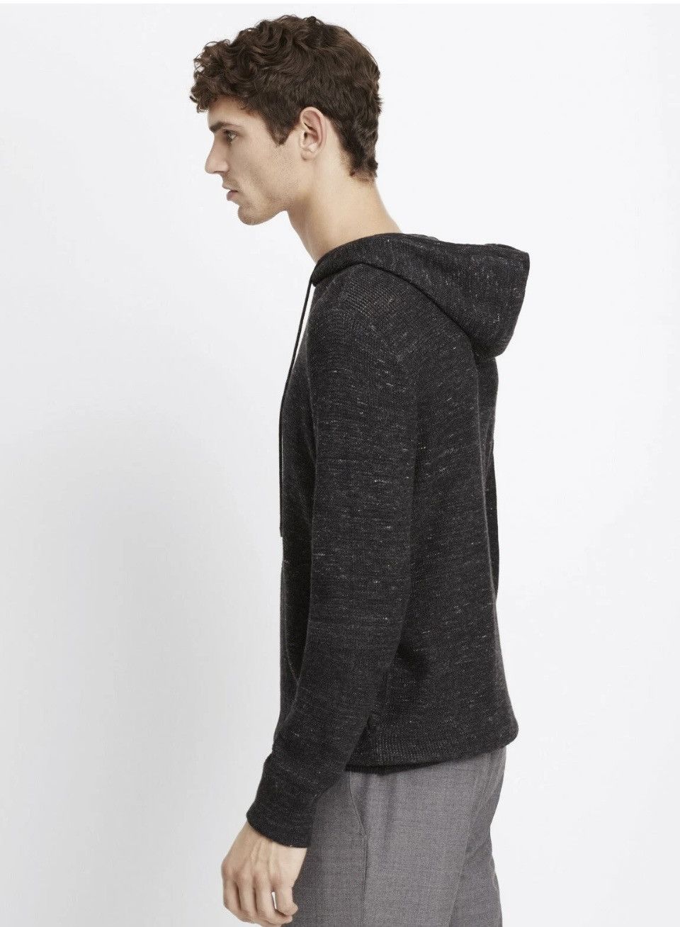 Vince Vince Jaspe raglan long sleeve hoodie in a charcoal gray M Size US M / EU 48-50 / 2 - 2 Thumbnail