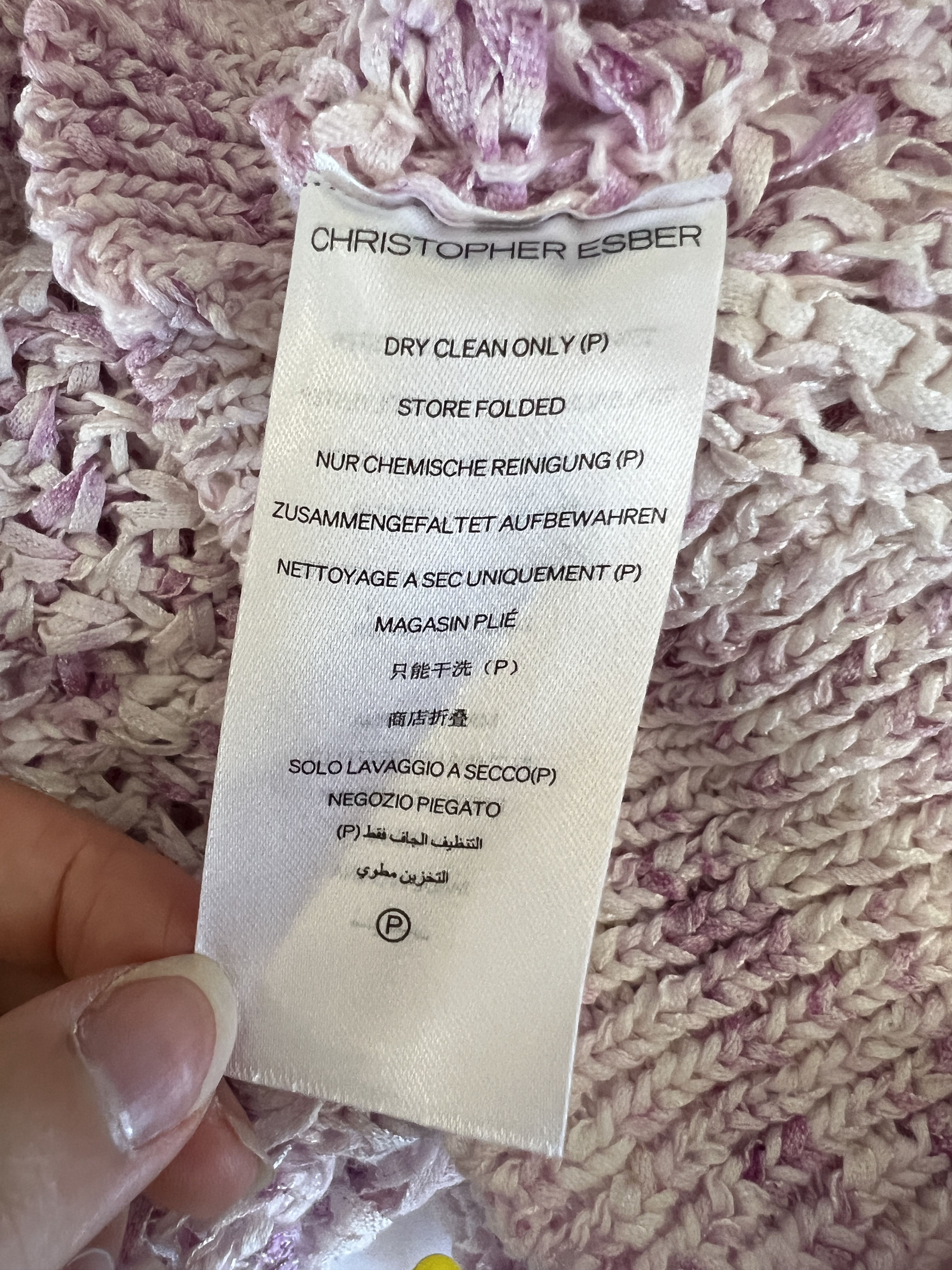 Christopher Esber Cross Stitch Mini Skirt Size 25" / US 0 / IT 36 - 7 Thumbnail
