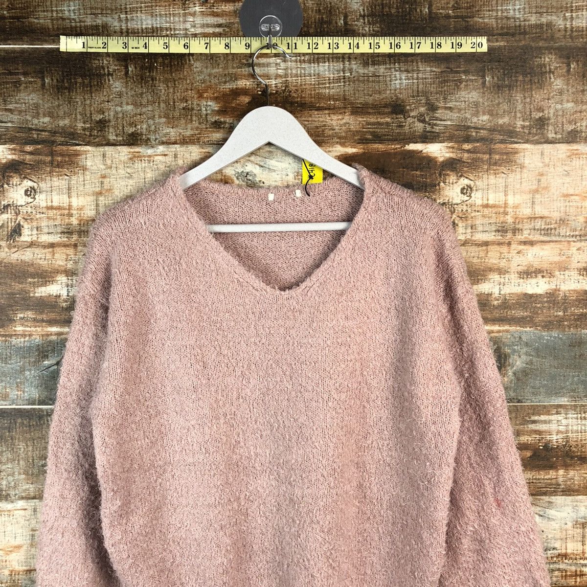 Homespun Knitwear × Japanese Brand DLL Japanese Brand Pink Mohair Knitwear #C418 Size M / US 6-8 / IT 42-44 - 2 Thumbnail