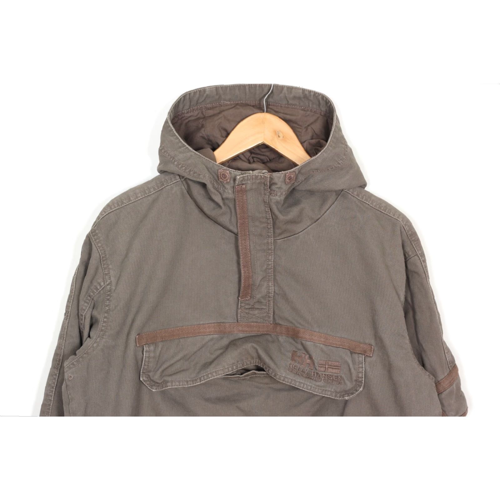 Helly Hansen VINTAGE HELLY HANSEN Hooded Anorak Jacket Men L Outdoor Hiking MJ6487 Size US L / EU 52-54 / 3 - 4 Thumbnail
