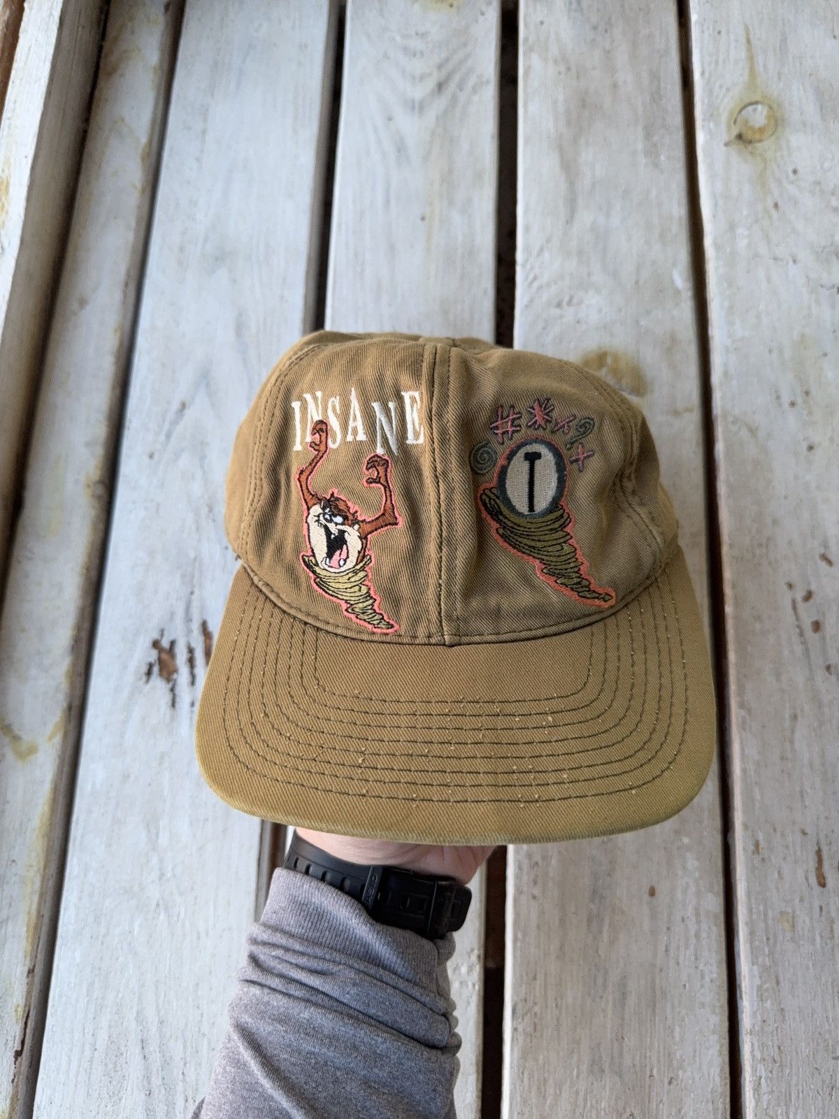 Vintage × Warner Bros Vintage 1995 Taz Hat Tasmanian Devil Looney Tunes Size ONE SIZE - 1 Thumbnail