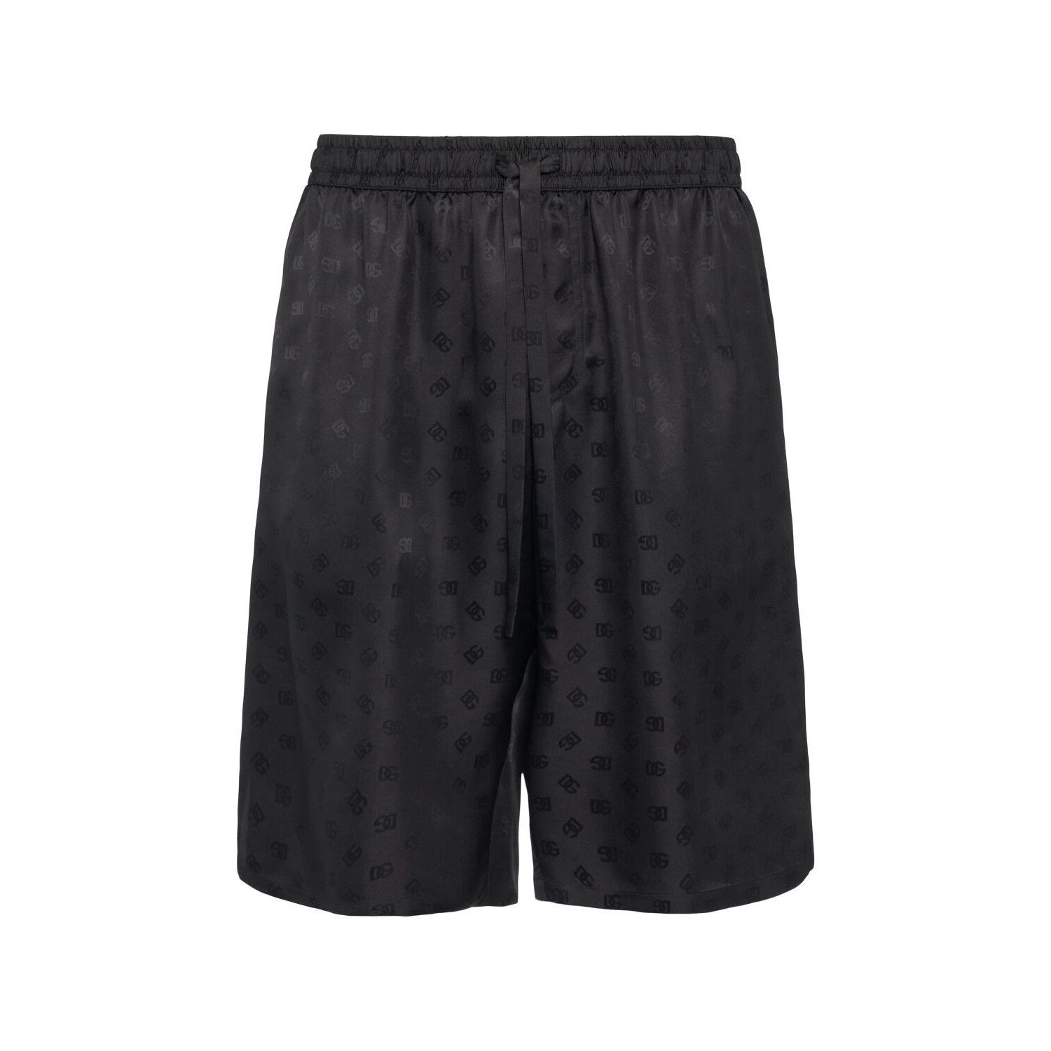 DOLCE&GABBANA $1345 Black Silk Shorts New & Authentic (Men's