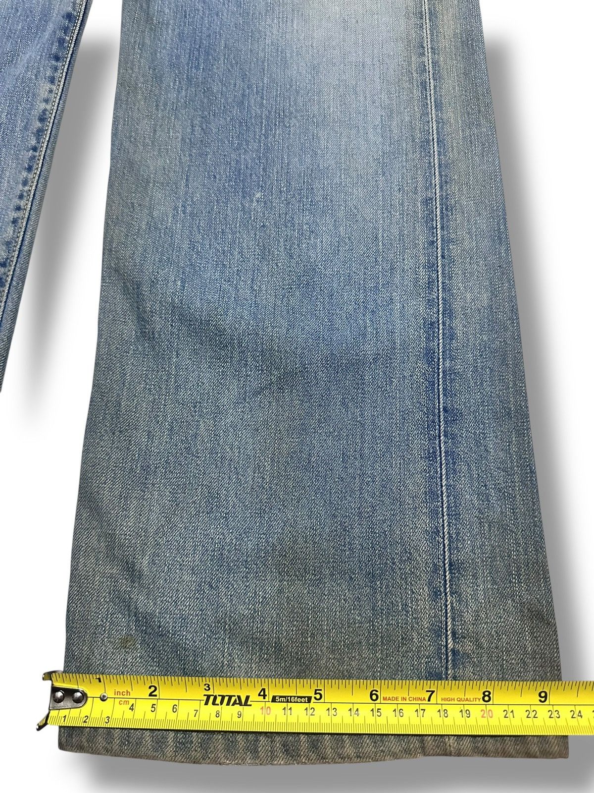 Lee Lee Vintage Distressed Jeans With Baggy Loose Style Mudwash Size US 33 - 17 Thumbnail