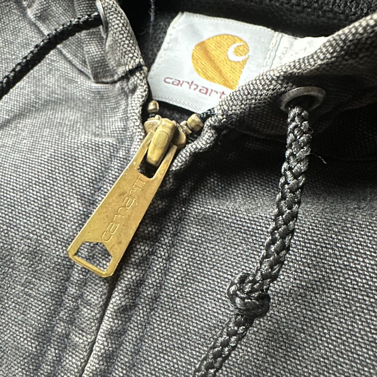 Carhartt Vintage Carhartt Hooded Jacket Faded Black Size US XXL / EU 58 / 5 - 6 Thumbnail
