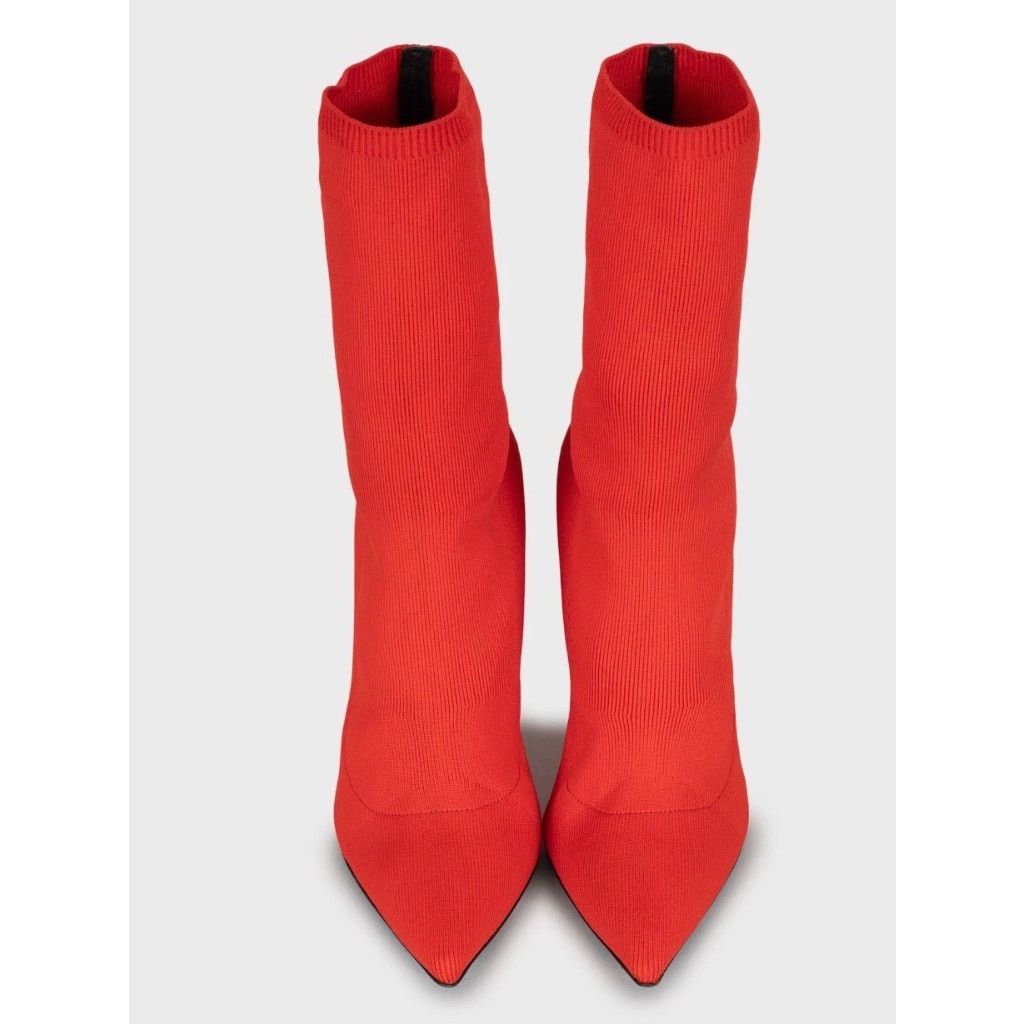 Ben Taverniti Unravel Project NWOB Ben Taverniti Unravel Project Red Ankle Boots Sz.36 Size US 6 / IT 36 - 2 Thumbnail
