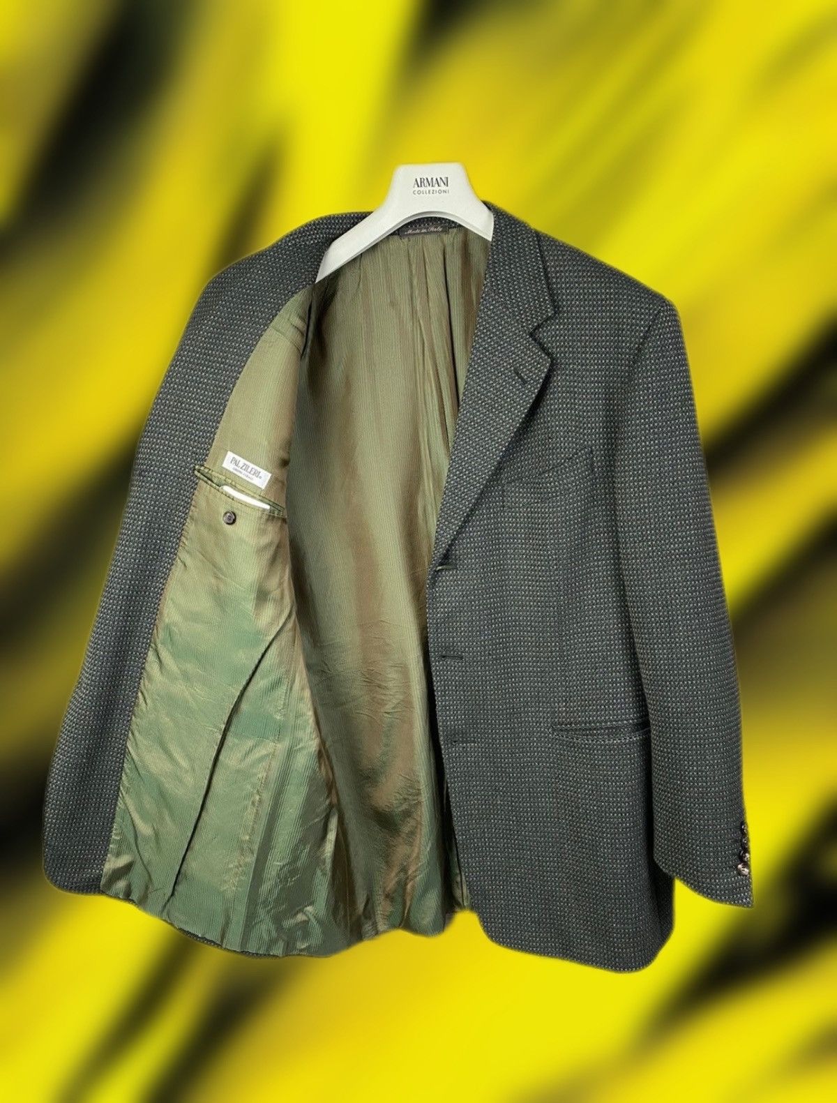 Designer × Pal Zileri Wool blazer Pal Zeleri vintage size L/ XL Size 54L - 2 Thumbnail