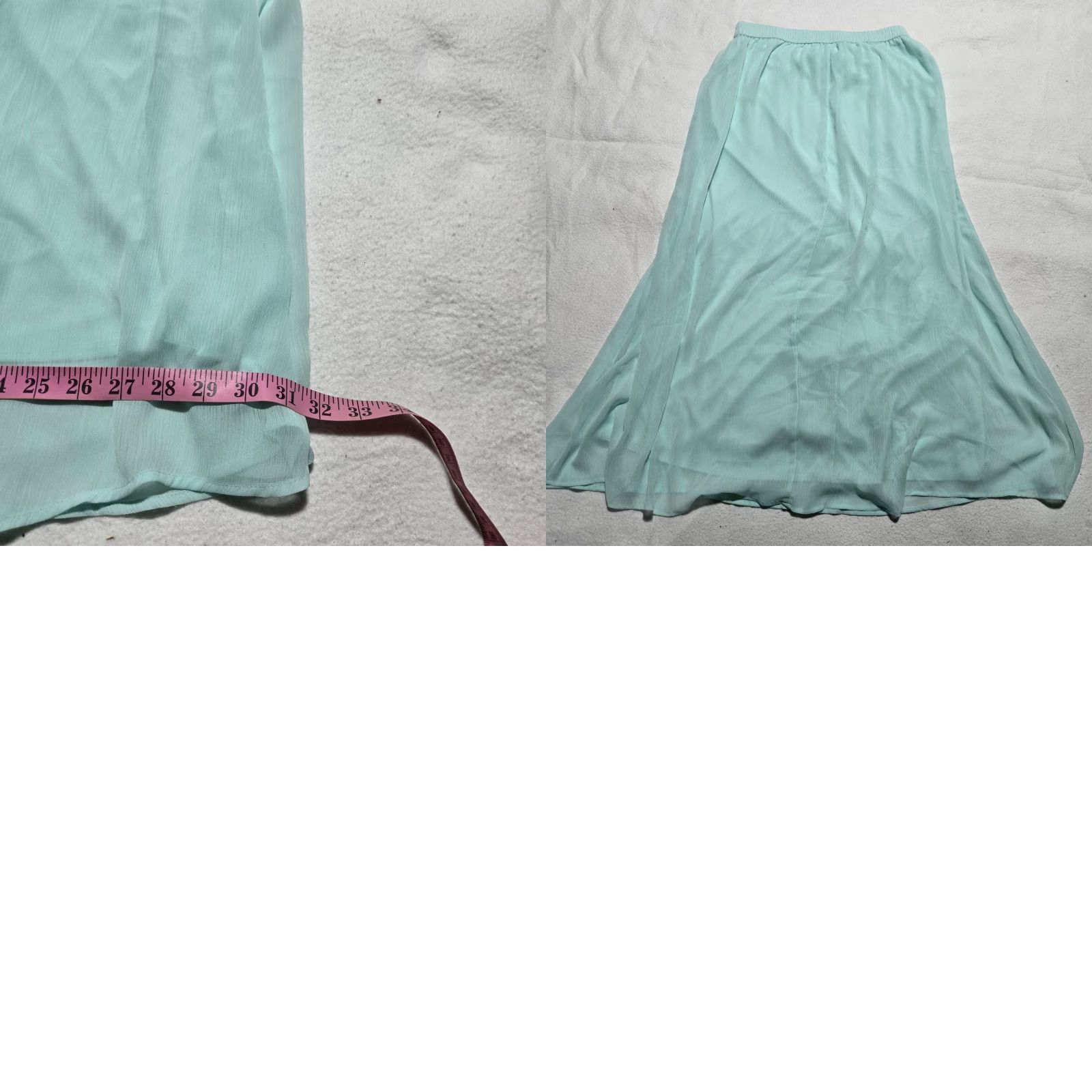 Old Navy Old Navy Skirt Adult Large Blue Spandex Knit High Rise Flare Below Knee Casual Summer Women’s L Blue Vintage No Size 36" / US 14 / IT 50 - 8 Thumbnail