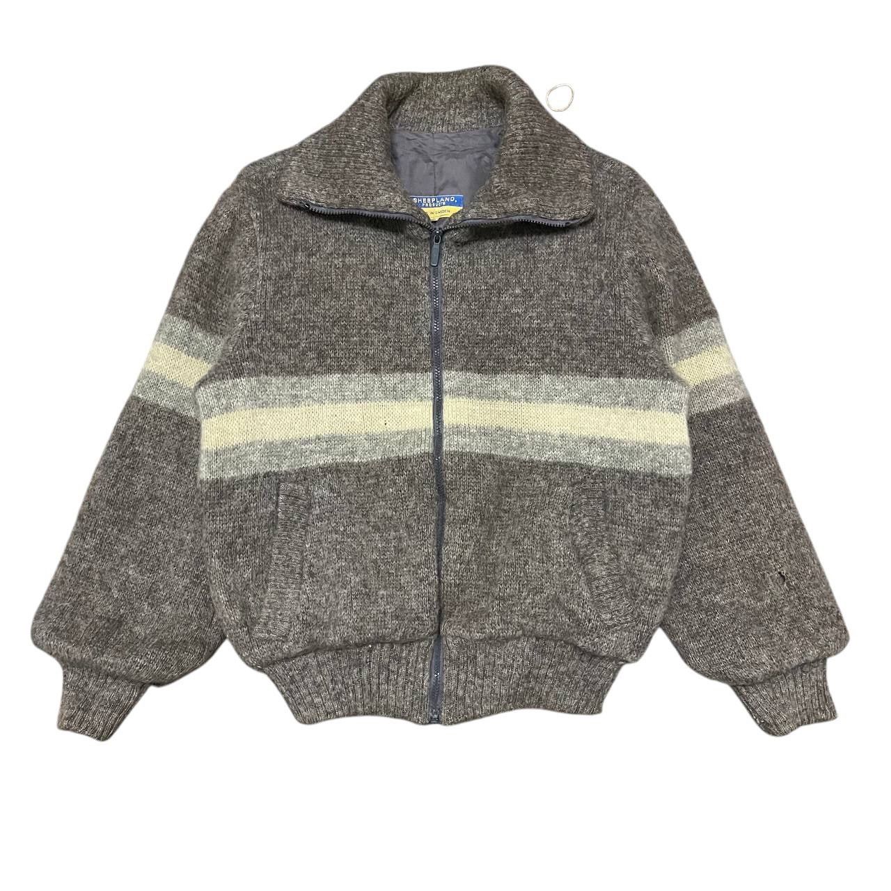 Vintage Vintage Sheepland Products Wool Bomber Jacket Size US M / EU 48-50 / 2 - 1 Thumbnail