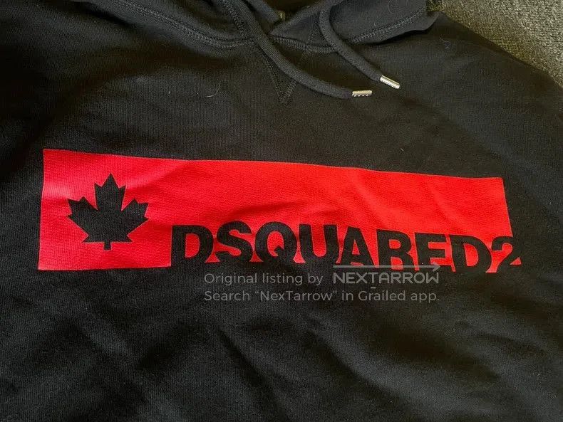 Dsquared2 Dsquared2 Black Logo Hoodie Sweatshirt. Size US XS / EU 42 / 0 - 3 Thumbnail