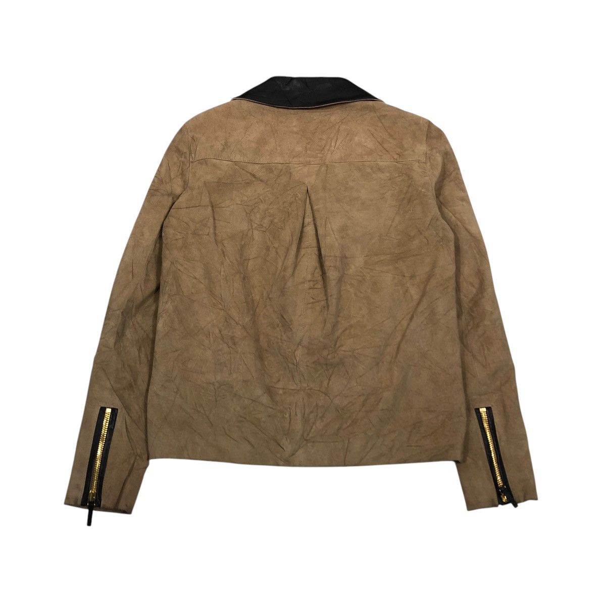 Gucci 🔥ARCHIVE PIG SKINS BIKER LEATHER JACKET GUCCI DOUBLE COLLAR Size US M / EU 48-50 / 2 - 2 Thumbnail