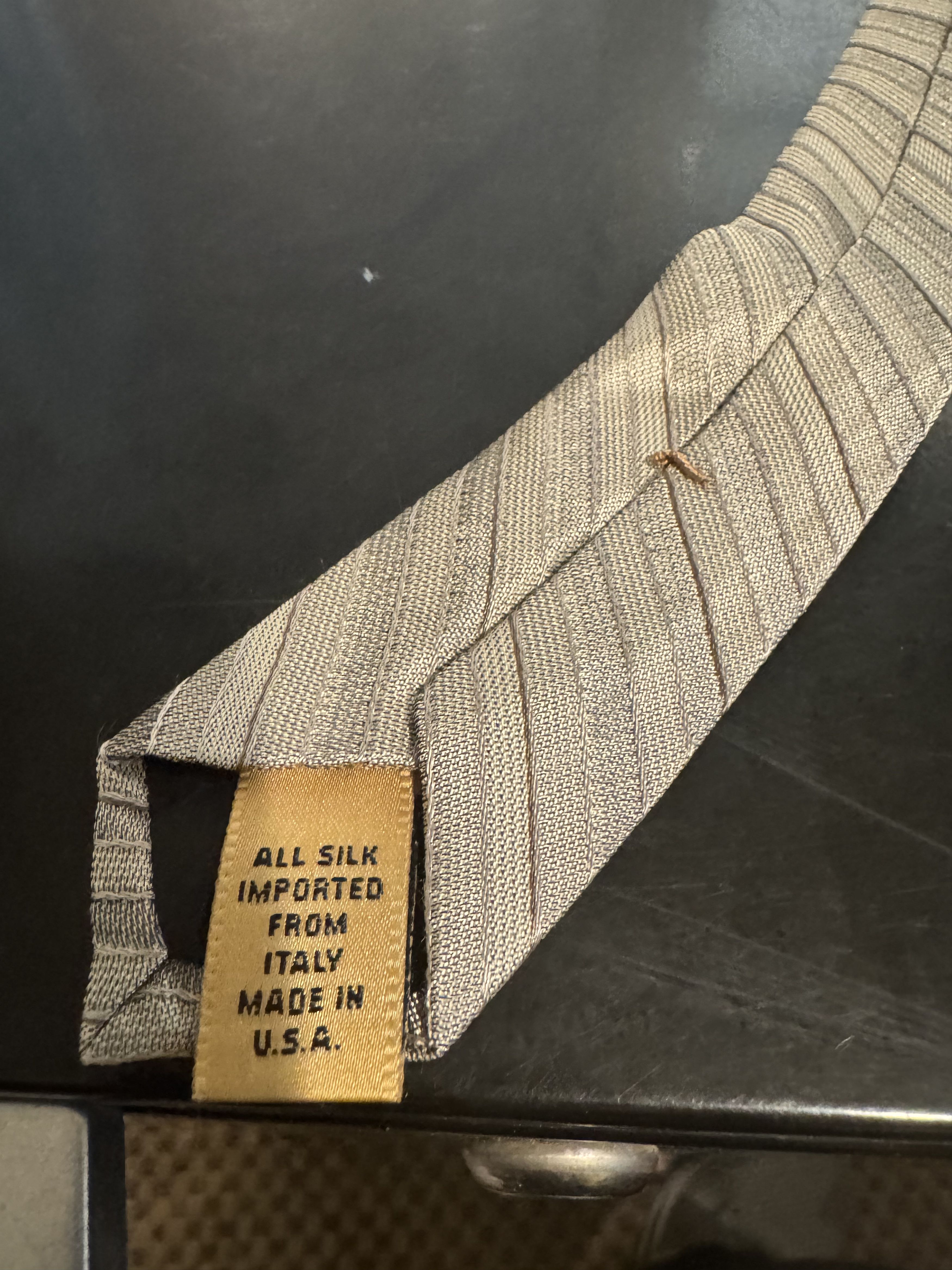 Donna Karan Donna Karen Silk Tie Size ONE SIZE - 1 Thumbnail