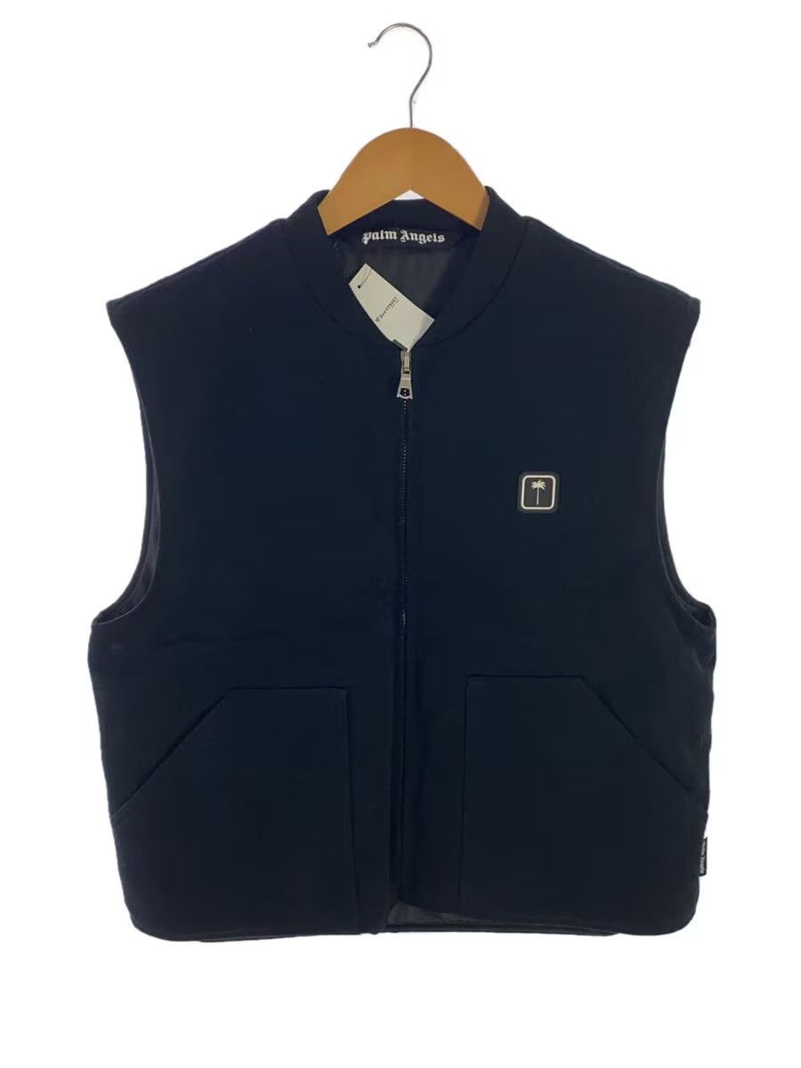Palm Angels Palm Angls Mate.Bike Pm Work Vest Black Silver Ctn Vest Blk Size US M / EU 48-50 / 2 - 1 Thumbnail