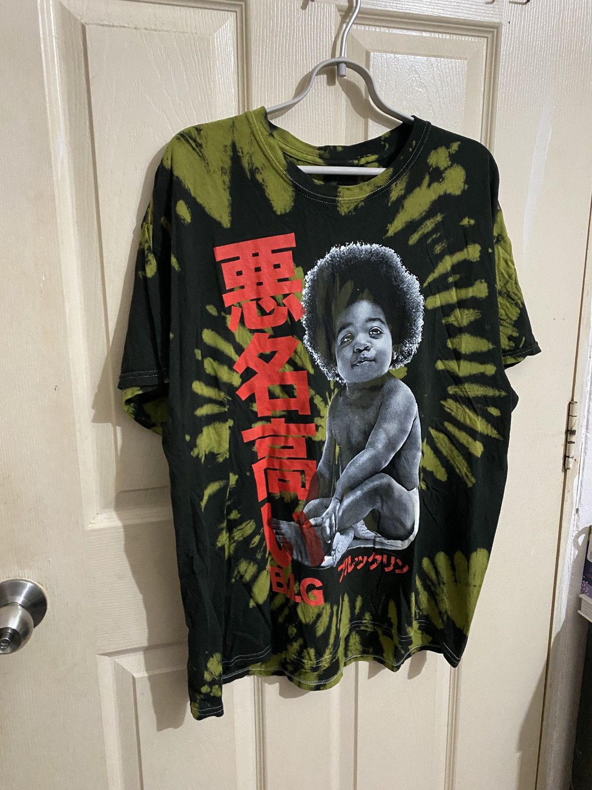 Band Tees Notorious B.I.G. Tie-Dye Graphic Tee – Biggie Baby Photo Size US XL / EU 56 / 4 - 5 Thumbnail