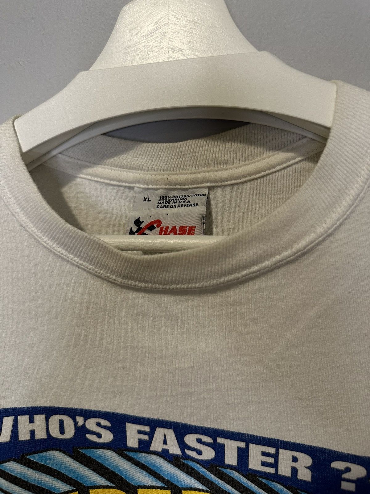 Chase Authentics NASCAR - Superman Vintage T-Shirt Size US L / EU 52-54 / 3 - 5 Thumbnail