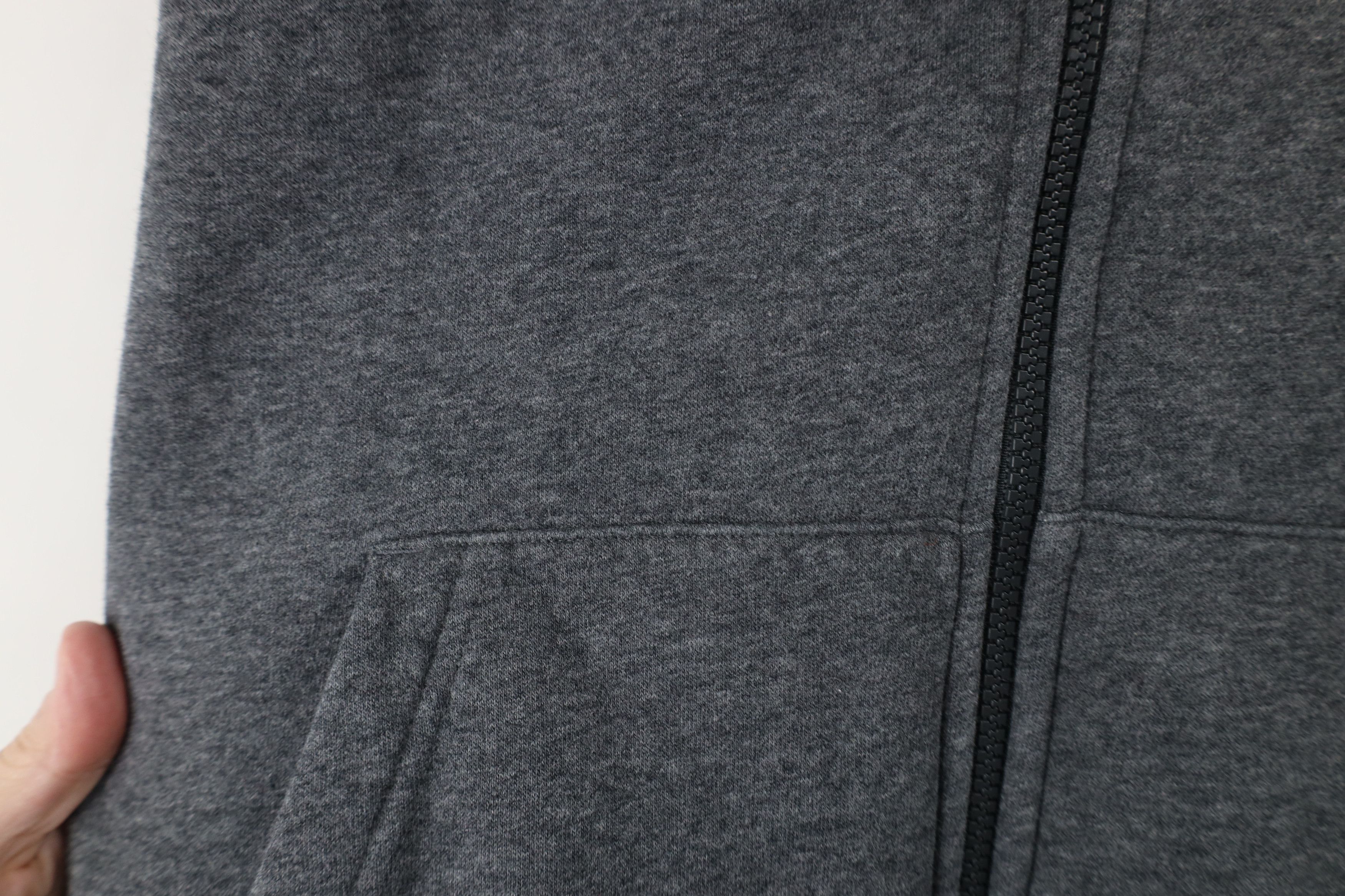 Nike × Vintage Vintage Nike Mini Swoosh Full Zip Hoodie Sweatshirt Gray Size US S / EU 44-46 / 1 - 5 Thumbnail