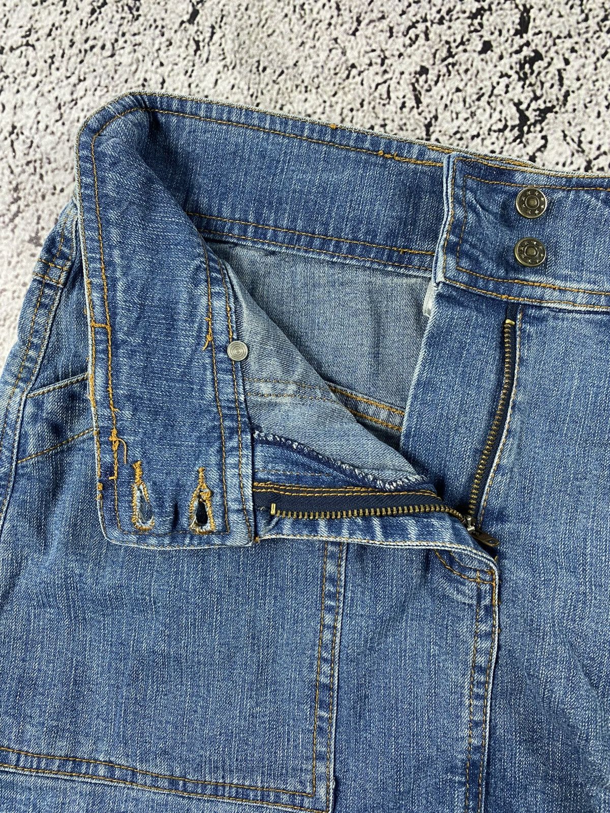 Vintage Vintage Y2K faded cargo mini skirts 00s juicy style Size 28" / US 6 / IT 42 - 2 Thumbnail