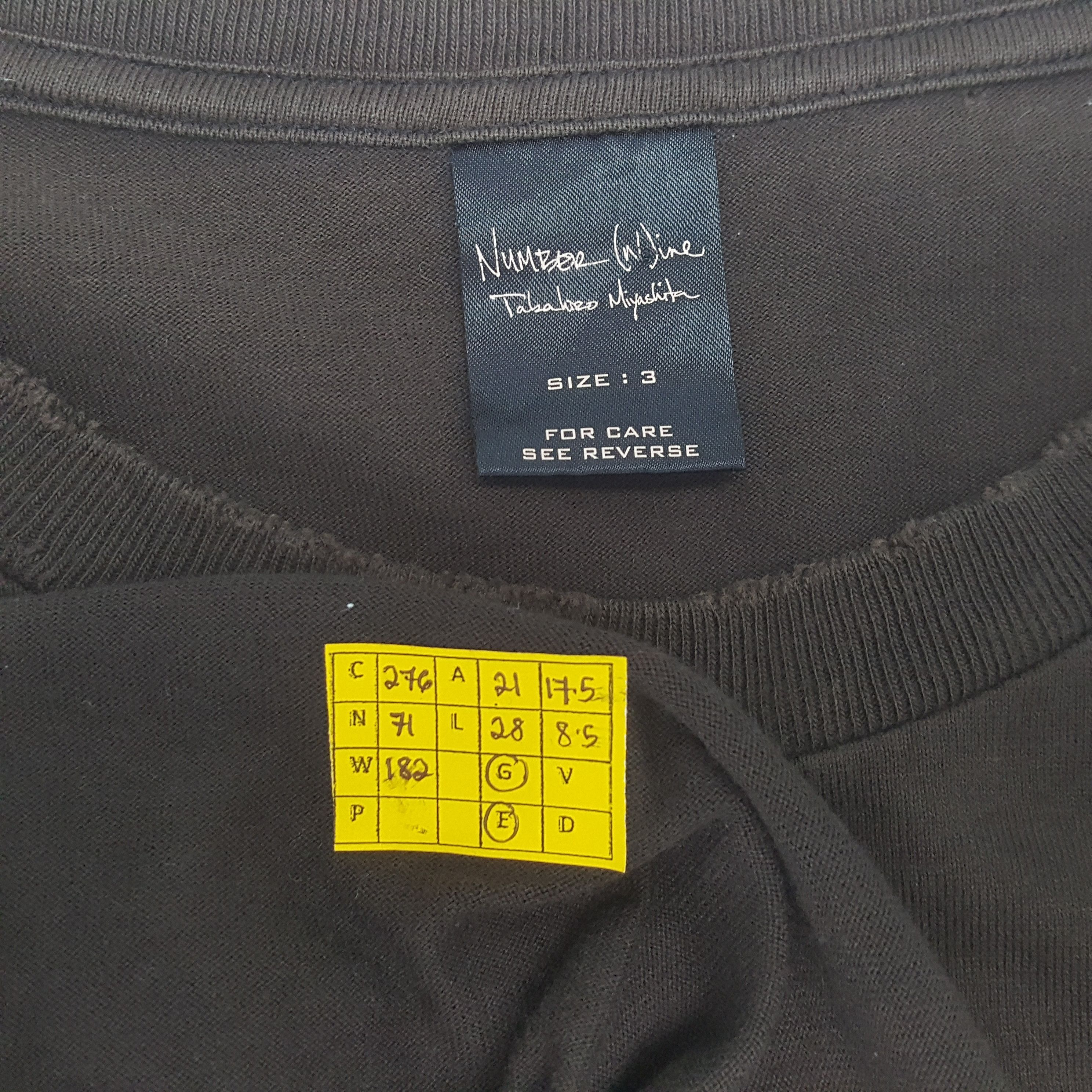 Japanese Brand × Number (N)ine × Vintage Vintage Number Nine Japanese Brand Rock T-Shirt C276N71 Size US L / EU 52-54 / 3 - 5 Thumbnail