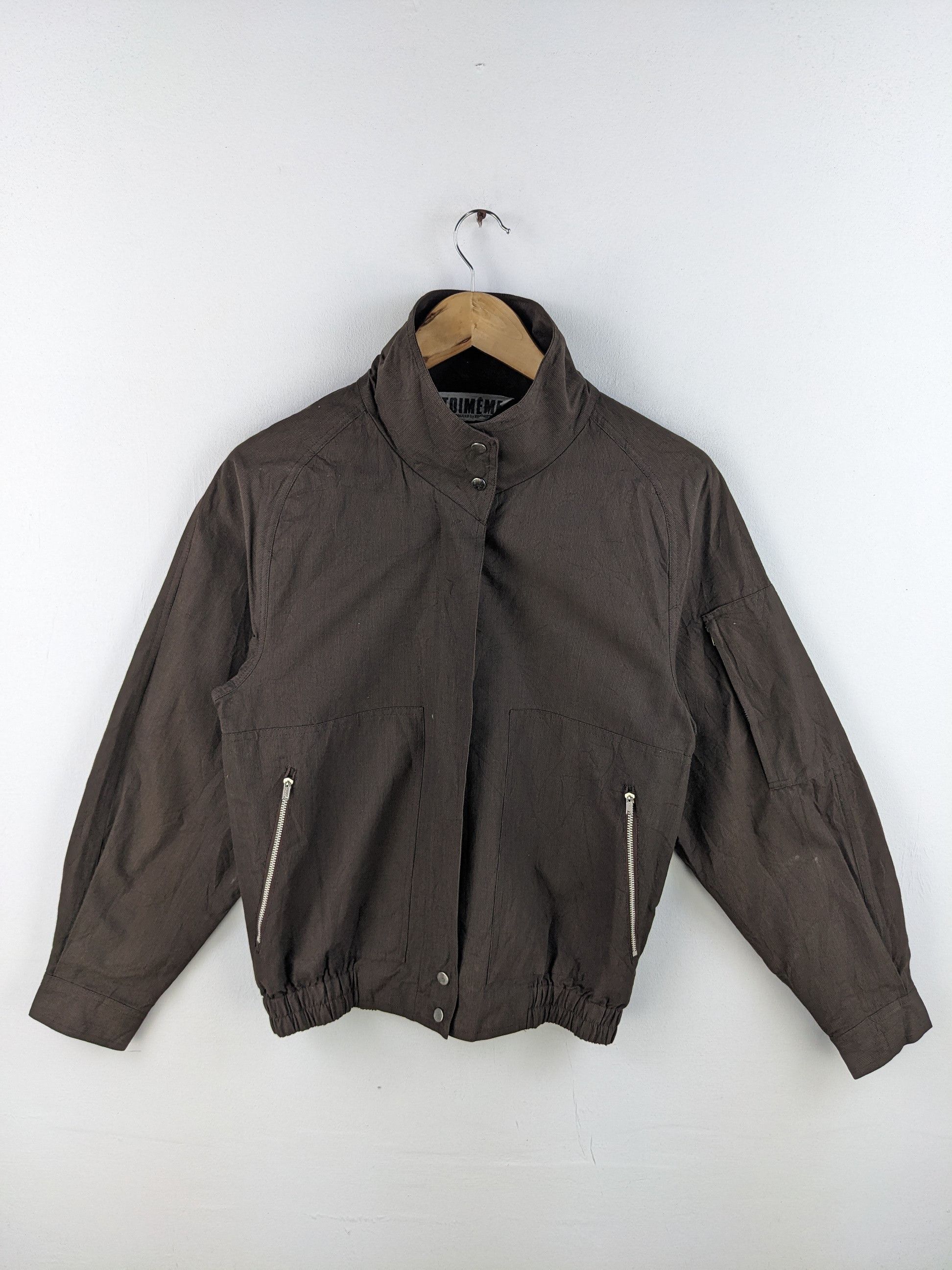 If Six Was Nine × Japanese Brand × Vintage Vintage Casual Jacket Women Travis Style Dark Brown Size M / US 6-8 / IT 42-44 - 12 Thumbnail