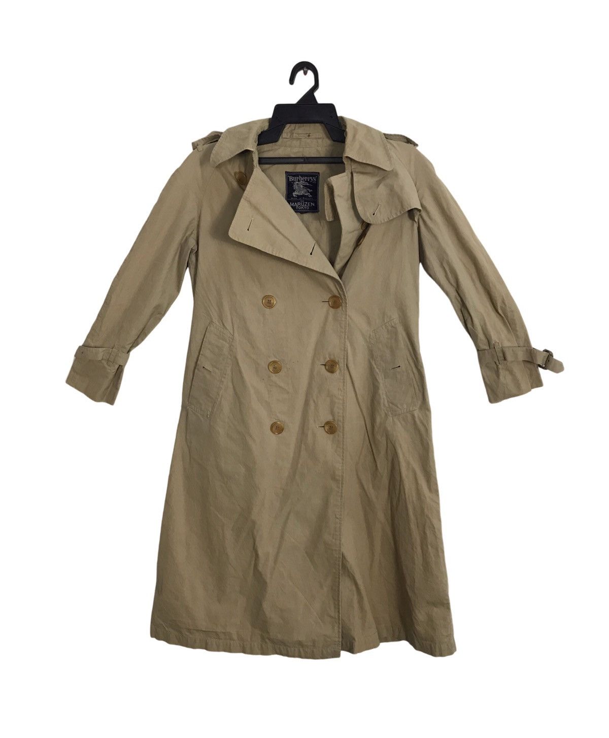 Burberry 90s Burberrys London For Maruzen Tokyo Trench Coat Jacket Size US S / EU 44-46 / 1 - 1 Thumbnail