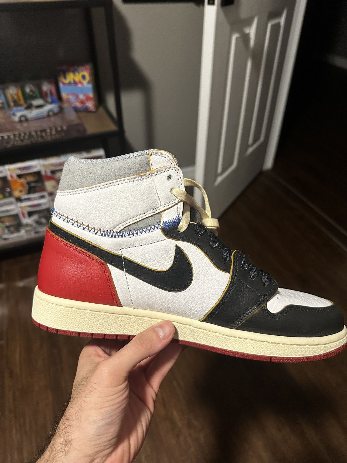 Nike Jordan 1 Union La Black Toe Size US 9 / EU 42 - 7 Thumbnail