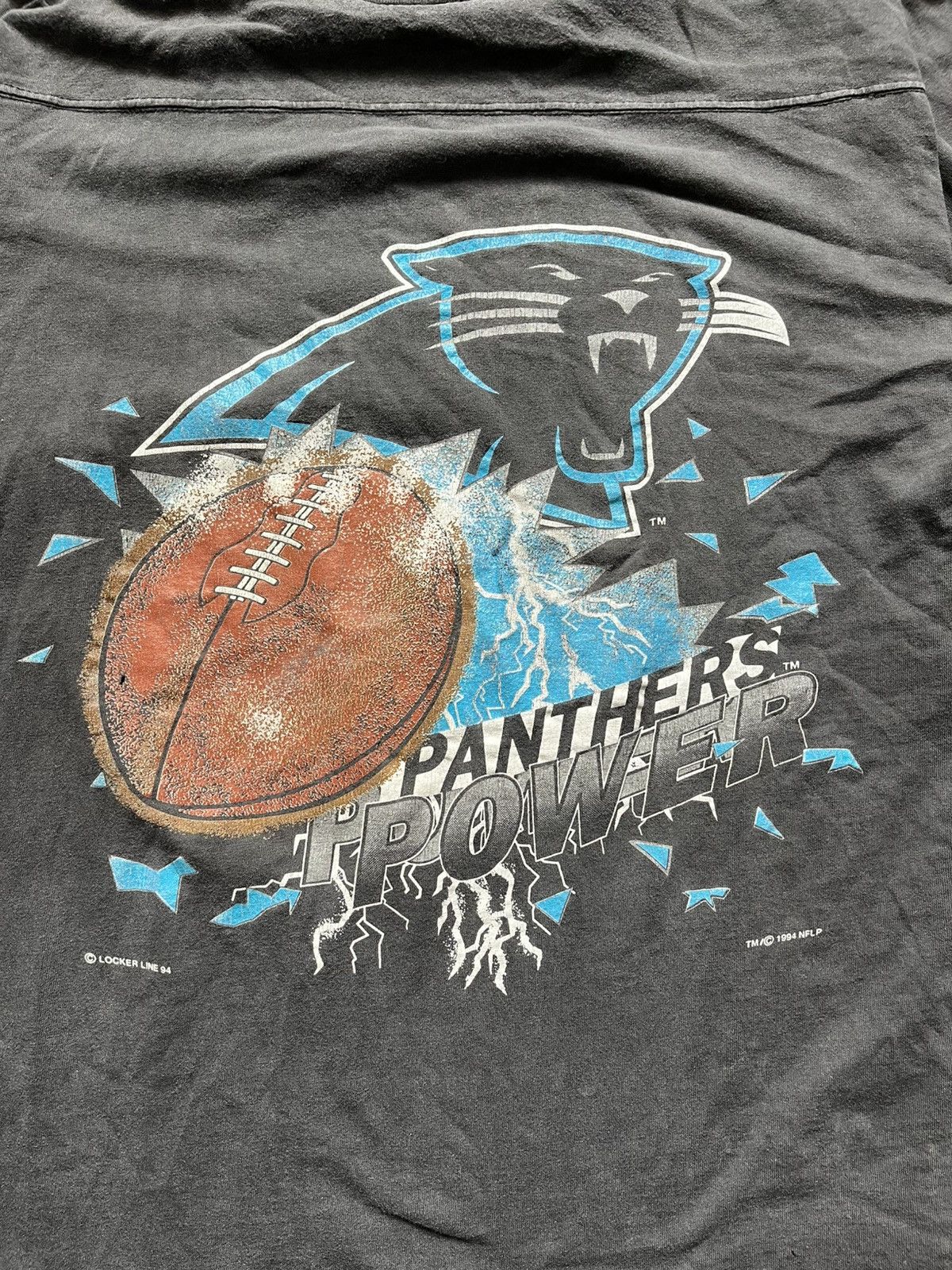 Vintage 1994 Carolina Panthers breakthrough "Panthers power" T-Shirt Size US XL / EU 56 / 4 - 2 Thumbnail