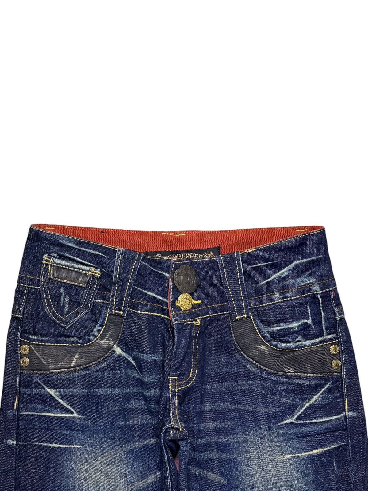 Japanese Brand Vintage Japanese Brand Mud Wash Distressed Flare Jeans Size 30" / US 8 / IT 44 - 4 Thumbnail