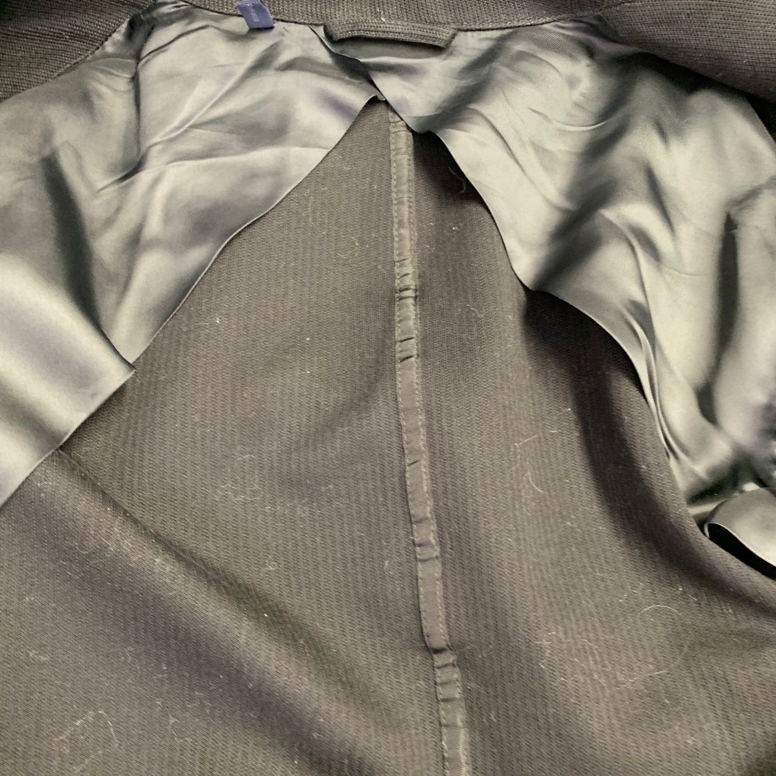 Lanvin Size 42 Black Mixed Fabrics Cotton Single breasted Jacket Size US L / EU 52-54 / 3 - 7 Thumbnail