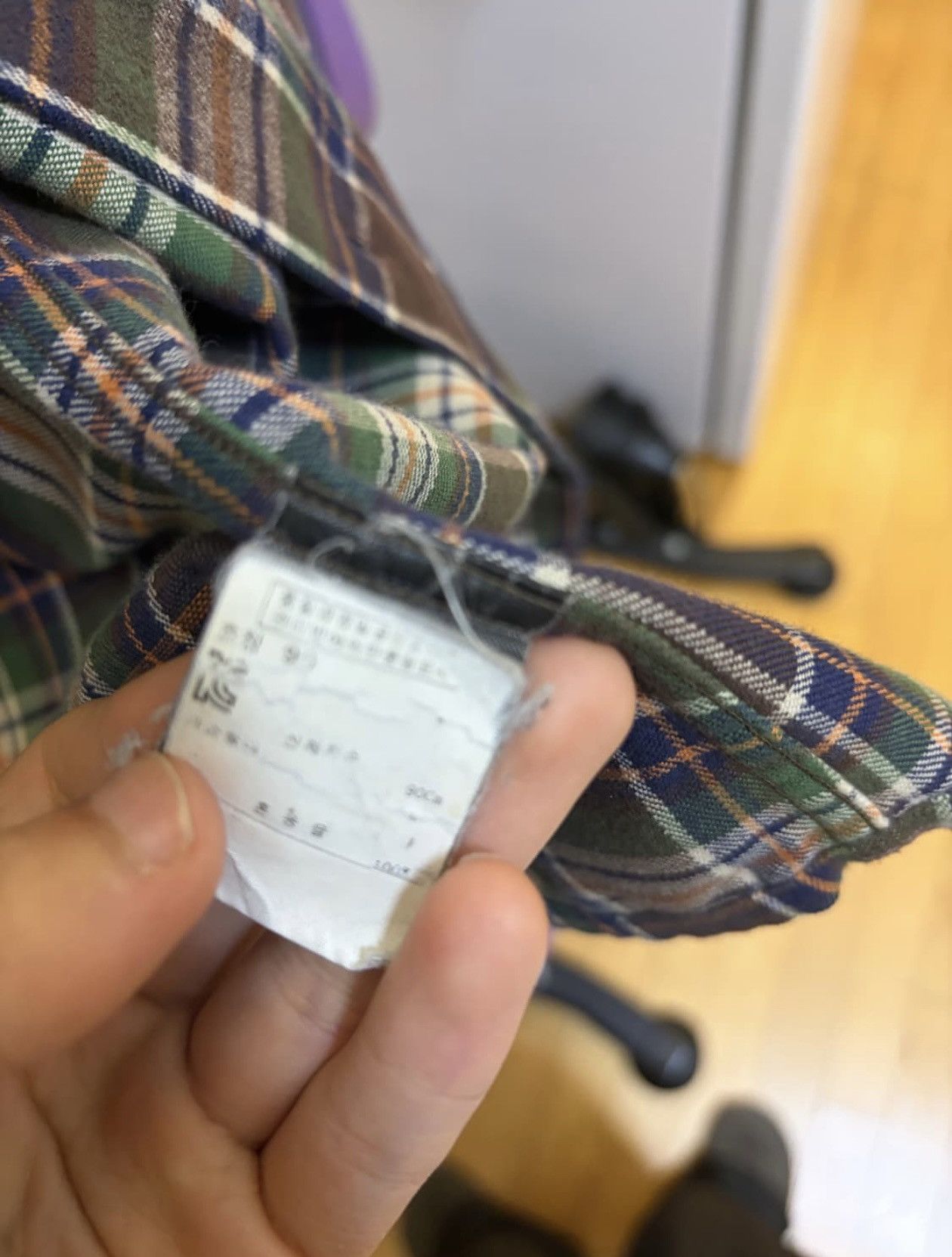Raf Simons Raf Simons AW14 Sterling Ruby Plaid Shirt Size US M / EU 48-50 / 2 - 4 Thumbnail
