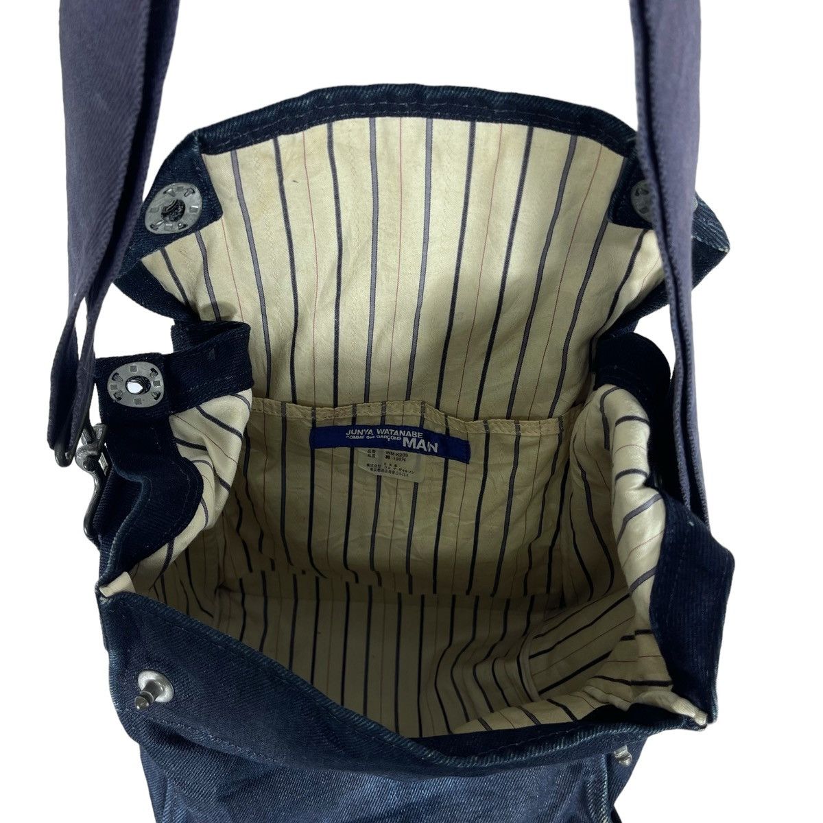 Comme des Garcons × Indigo × Junya Watanabe Junya Watanabe Comme des Garcons Indigo Denim Shoulder Bag Size ONE SIZE - 10 Thumbnail