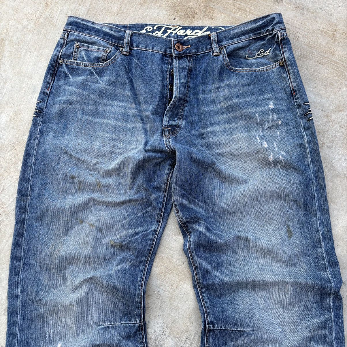 Ed Hardy Vintage 00s Edhardy Denim Y2K Jeans Size US 40 / EU 56 - 7 Thumbnail