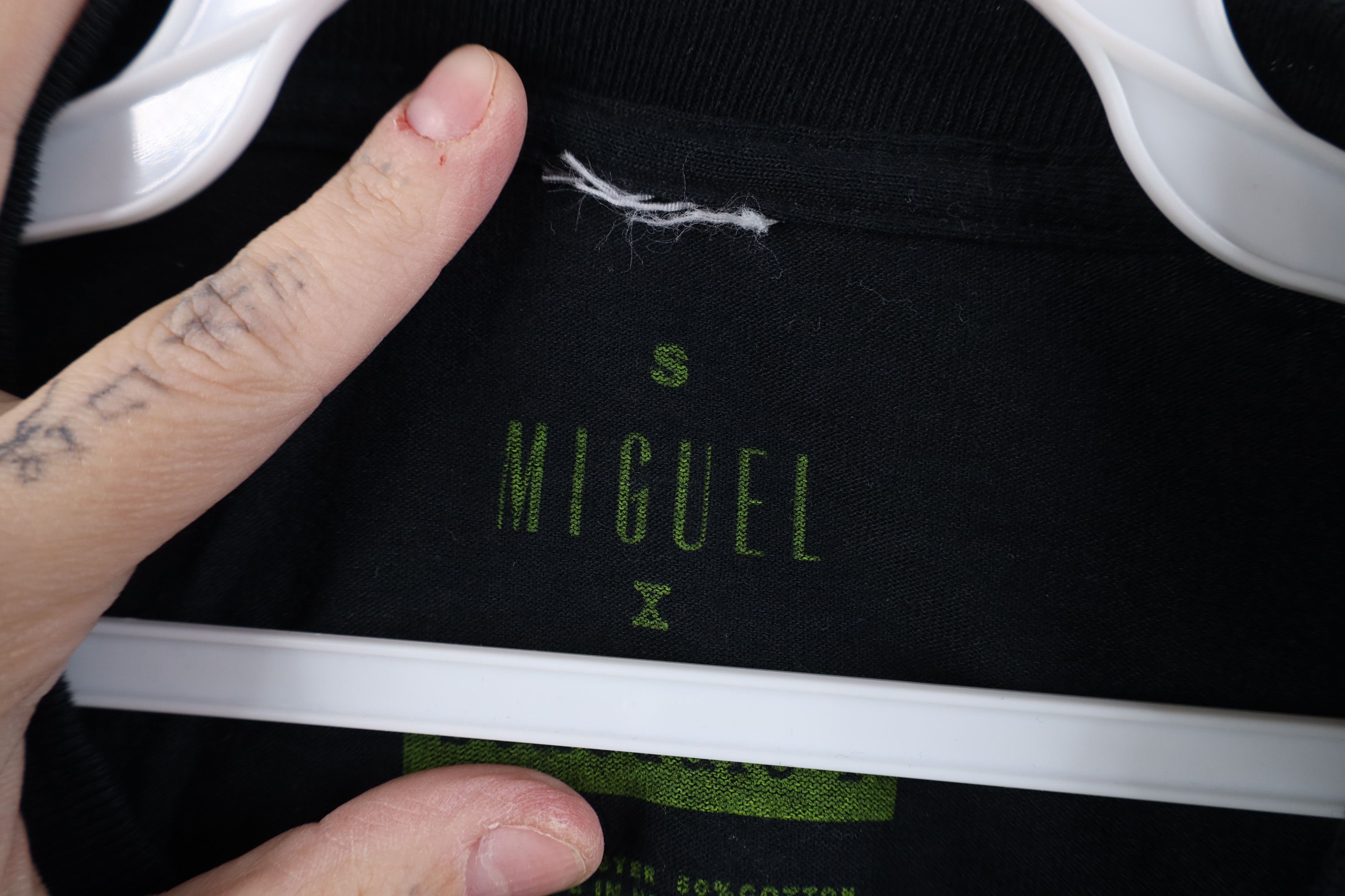 Vintage Miguel 1 Concepts The Ascension Tour Double Sided T-Shirt Size US S / EU 44-46 / 1 - 7 Thumbnail