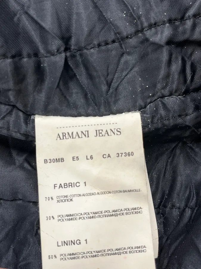 Armani 2000s Armani Blue Faded Buttoned Hooded Coat Size US L / EU 52-54 / 3 - 11 Thumbnail