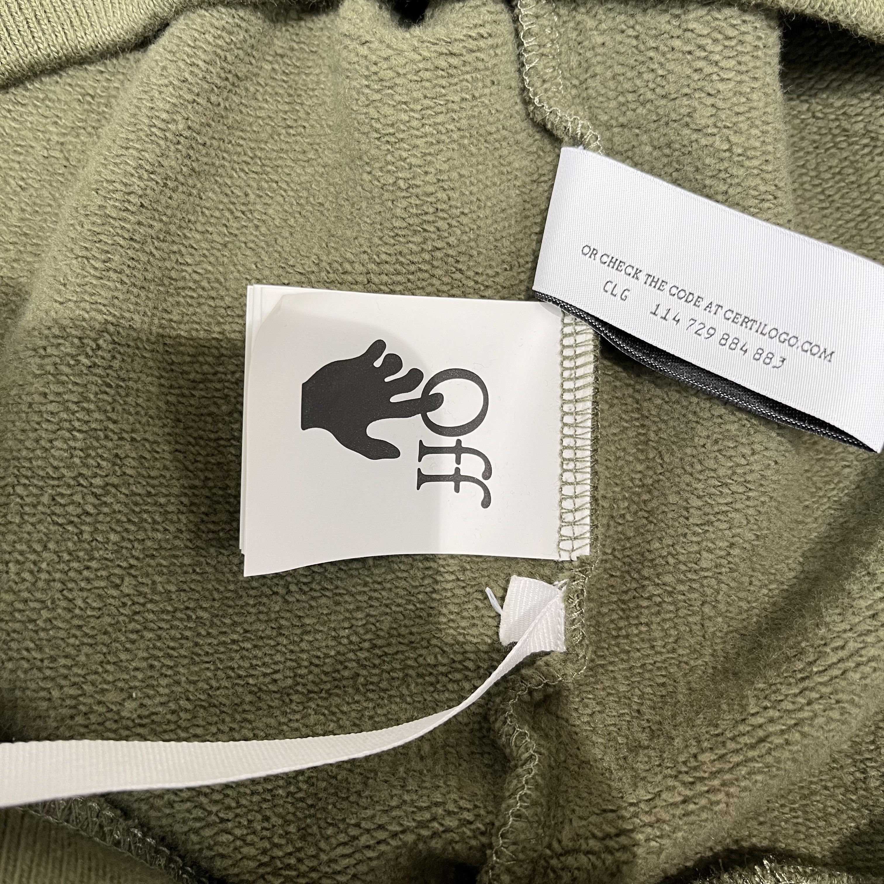 Off-White Off White Rubber Arrows Hoodie Green Size US M / EU 48-50 / 2 - 6 Thumbnail