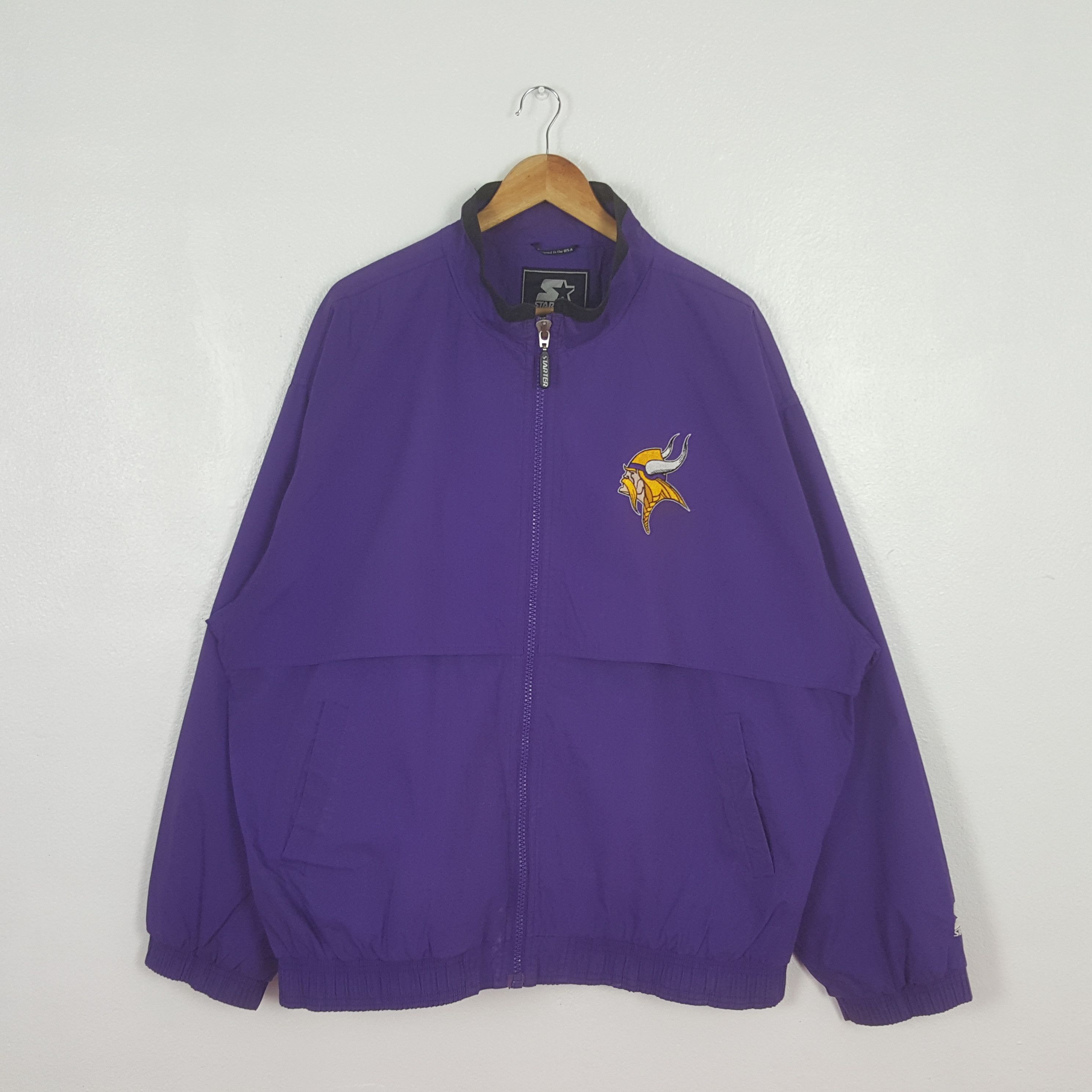 Starter Vintage Starter Minnesota Vikings Sport Jacket C308N1 Size US XXL / EU 58 / 5 - 1 Thumbnail