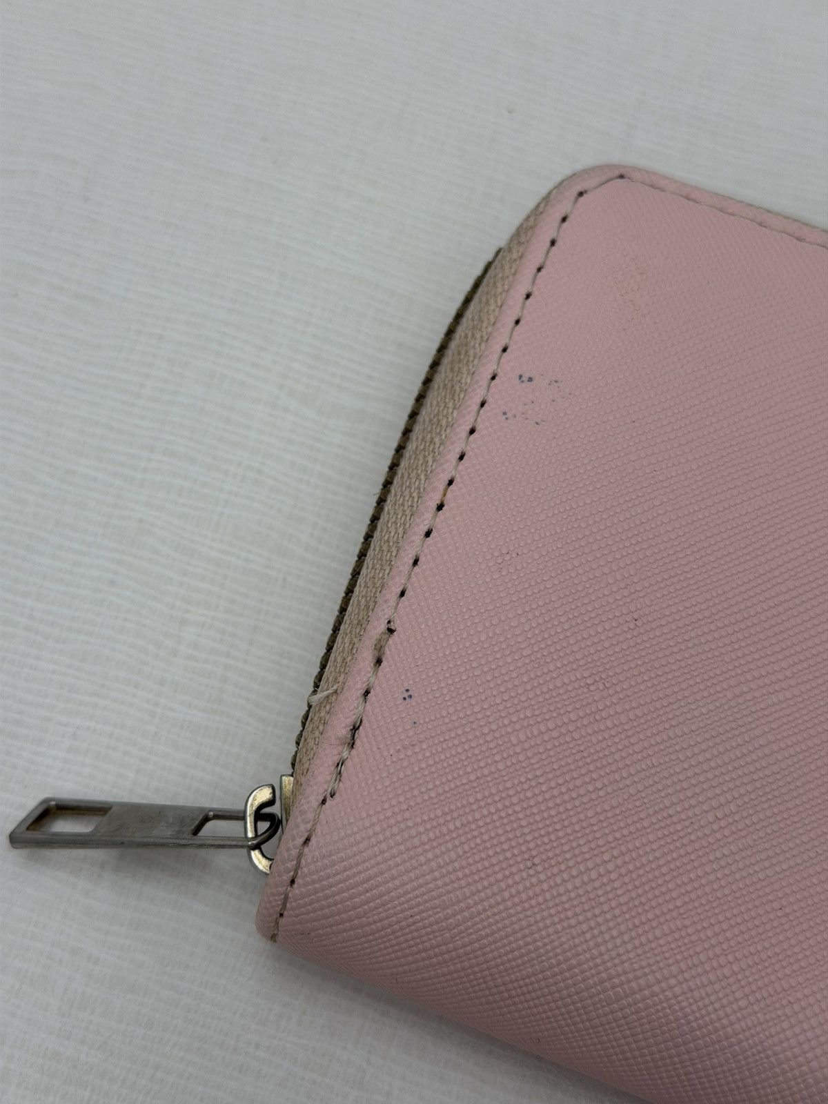 Tory Burch ToryBurch Pink Saffiano Leather ZipAround Continental Wallet Size ONE SIZE - 3 Thumbnail