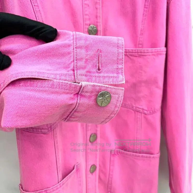 Chanel Chanel Pink Cotton Women's Jacket . Size S / US 4 / IT 40 - 4 Thumbnail