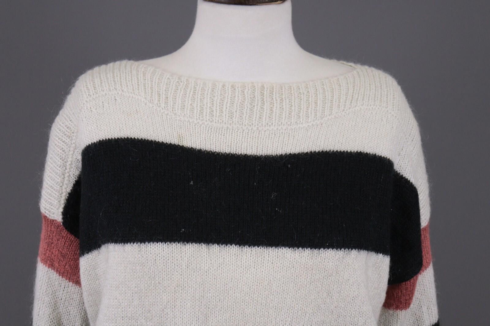 Allsaints All Saints Multicolor Striped Mohair Knit Sweater Size S Size S / US 4 / IT 40 - 2 Thumbnail