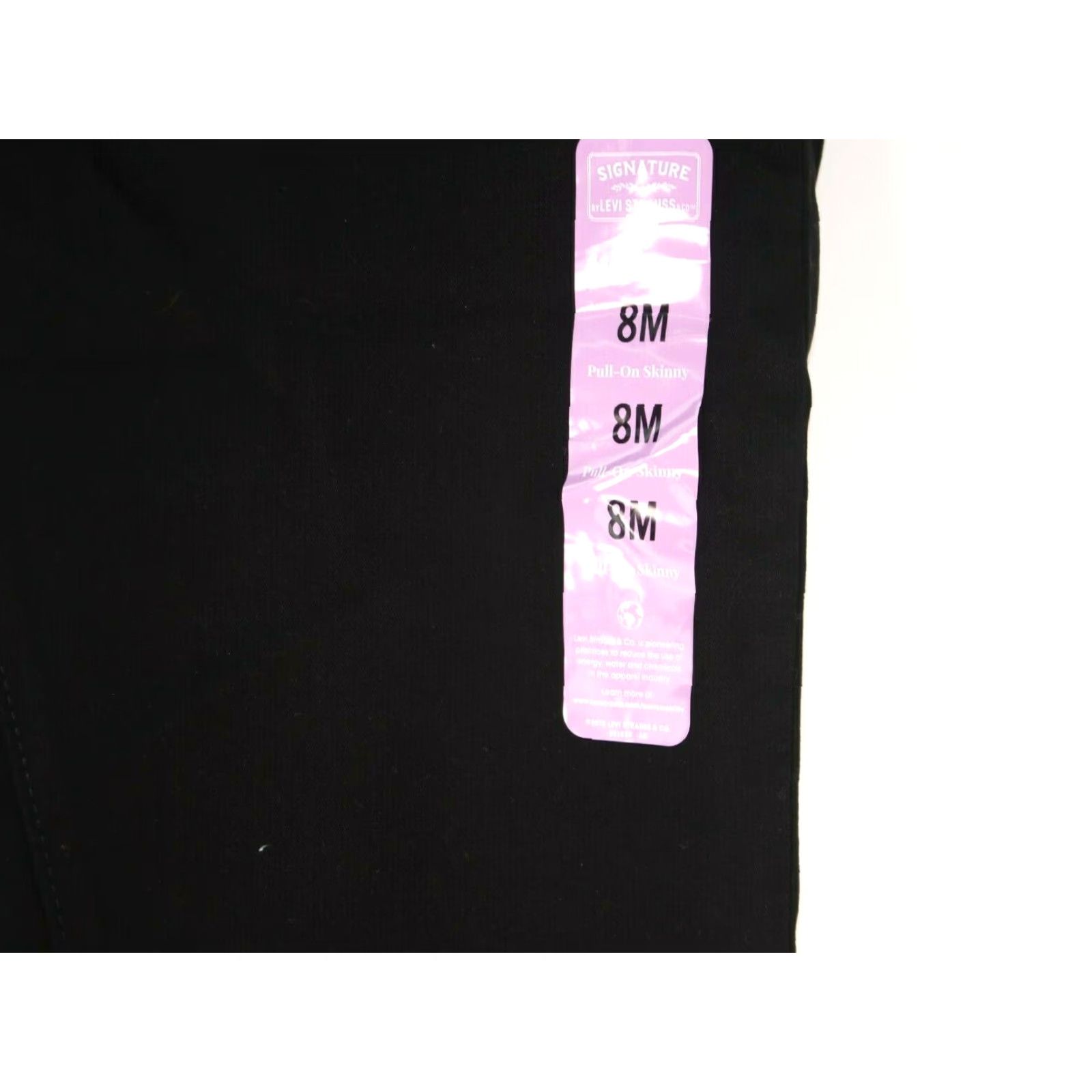Levi's Levi Women's Signature Series Gold Label Pull-On-Skinny Black 8M 31X27 Size ONE SIZE - 2 Thumbnail