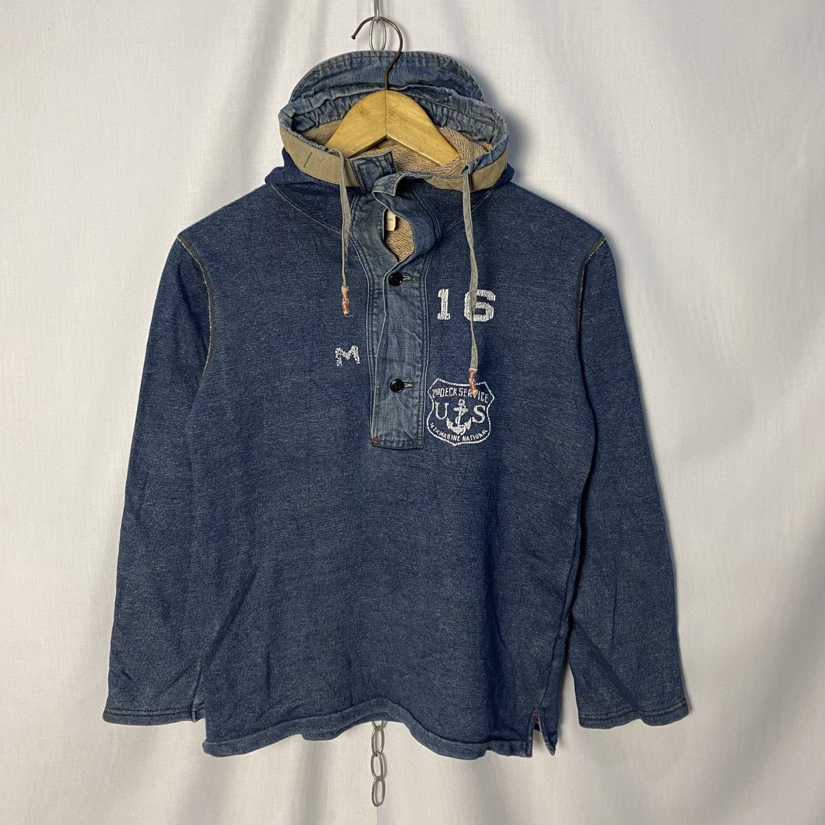 Vintage 14th Marine National Deck Service Denim & Dungaree Limited Size US XS / EU 42 / 0 - 1 Thumbnail