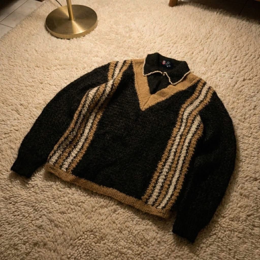 Vintage Vintage Cellini Chunky Knitted Mohair-Like Sweater Size US XL / EU 56 / 4 - 1 Thumbnail