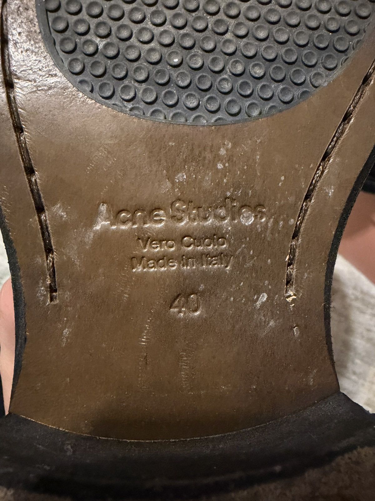 Acne Studios Acne Studios Leather Derby Shoes Size US 7 / EU 40 - 4 Thumbnail