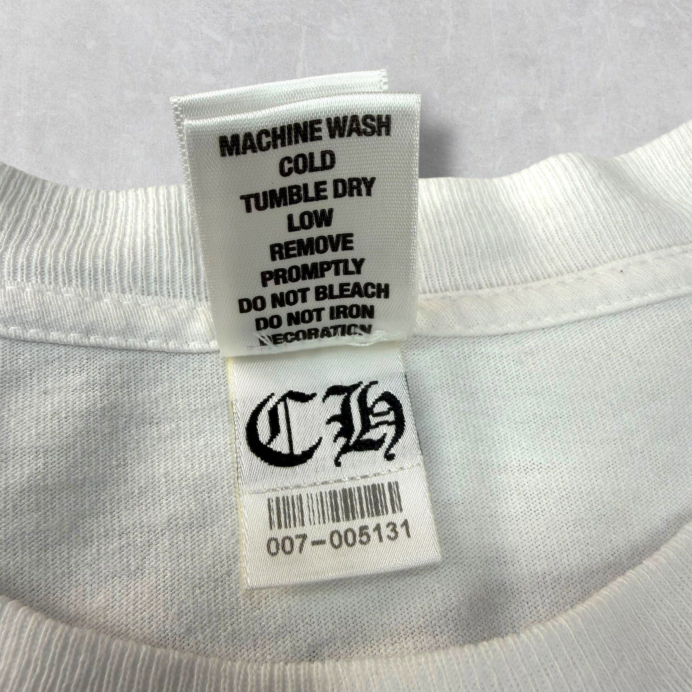 Chrome Hearts Vintage Chrome Hearts Star Collar Long Sleeve White L Size US L / EU 52-54 / 3 - 7 Thumbnail