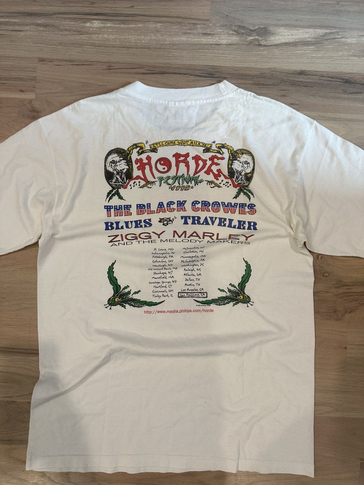 Band Tees Vintage 1995 The Shock Of Horde Festival Tee Size Large Size US L / EU 52-54 / 3 - 6 Thumbnail
