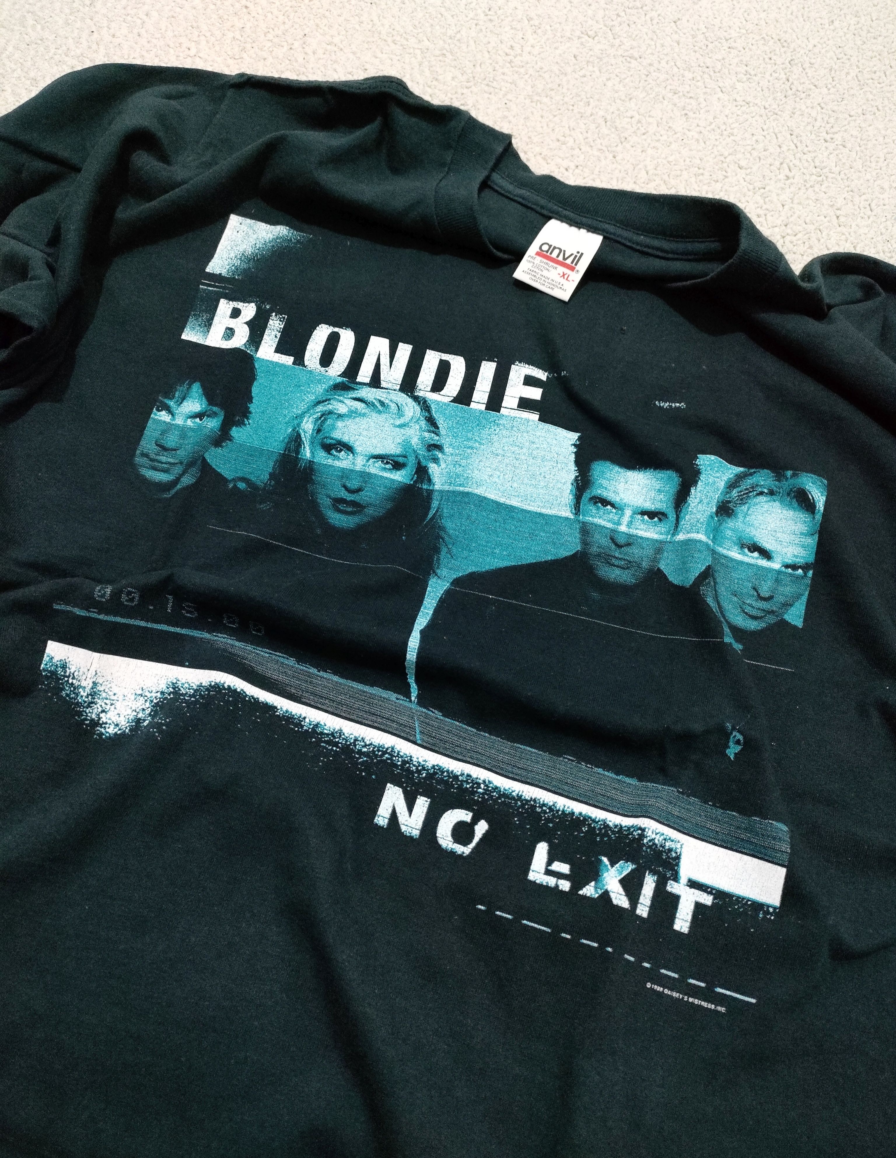 Band Tees × Vintage Vintage 90s BLONDIE - NO EXIT T-Shirt Debbie Harry Size US XL / EU 56 / 4 - 1 Thumbnail