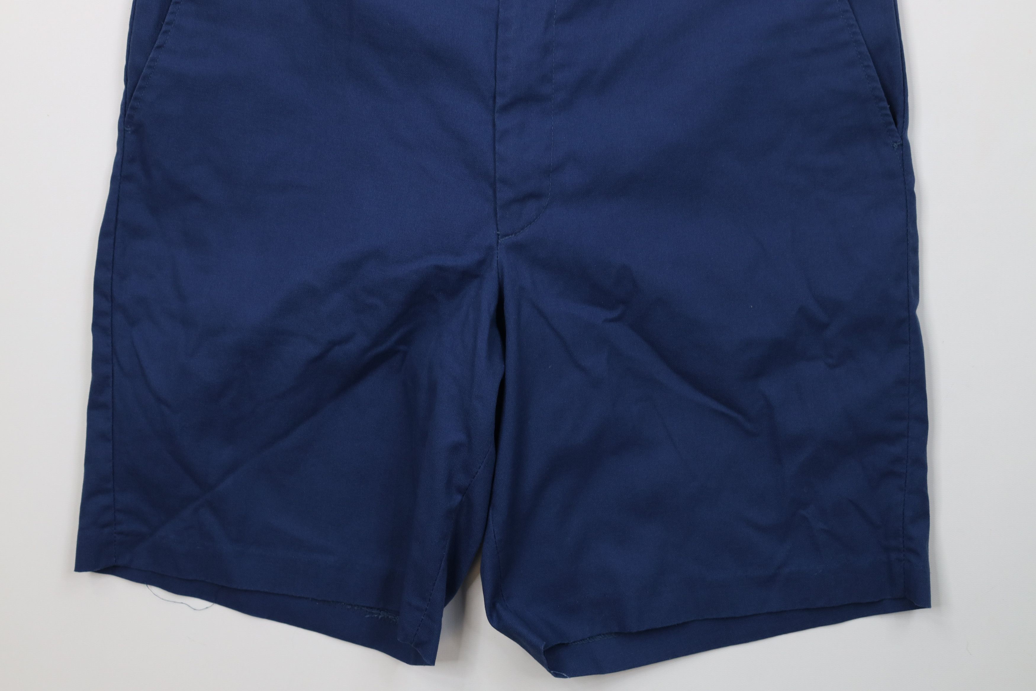 Vintage Vintage 70s Streetwear Above Knee Chino Golf Shorts Blue USA Size US 34 / EU 50 - 4 Thumbnail