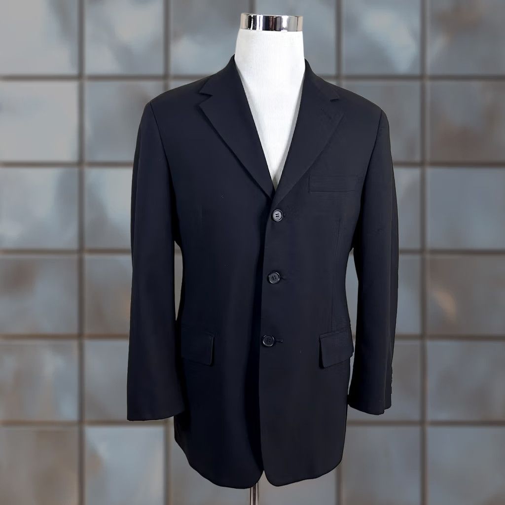 Brooks Brothers Brooks Brothers Sport Coat 38S Wool Black Three-Button Fully Lined Men Jacket Coat Notch Lapel 2 Piece Size US XS / EU 42 / 0 - 1 Thumbnail