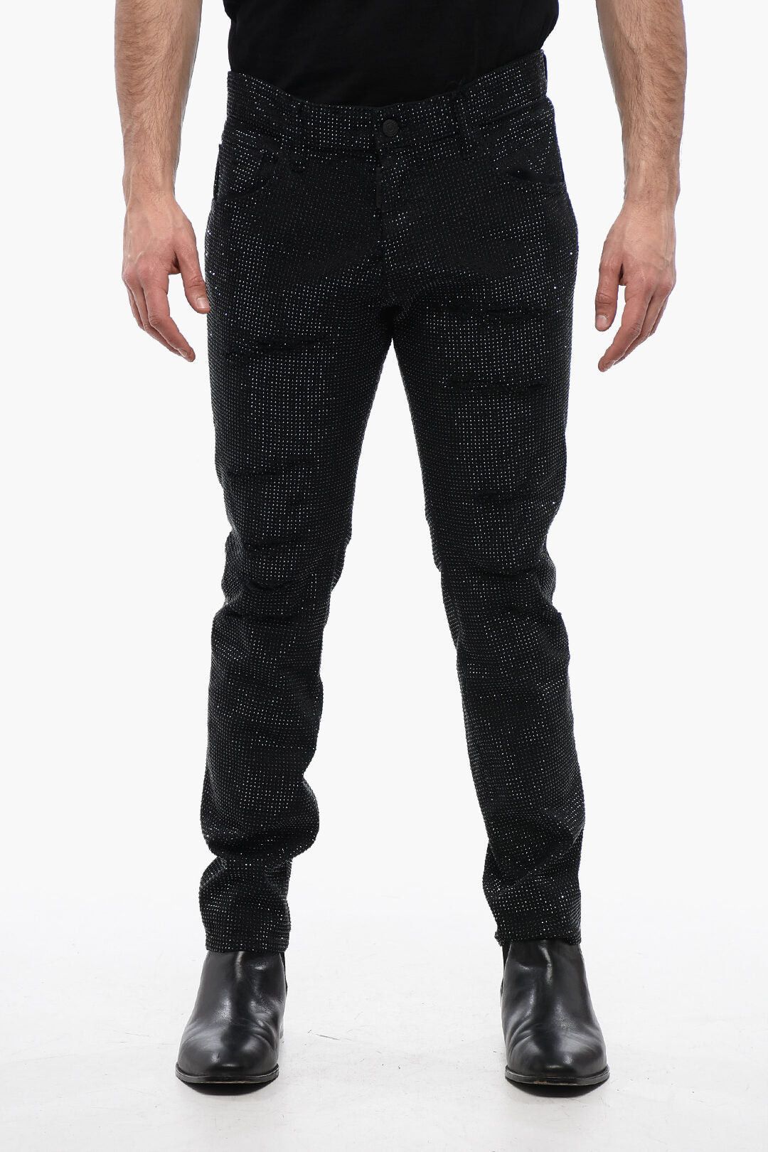 Dsquared2 Jeans with All-Over Strass Size US 32 / EU 48 - 1 Thumbnail