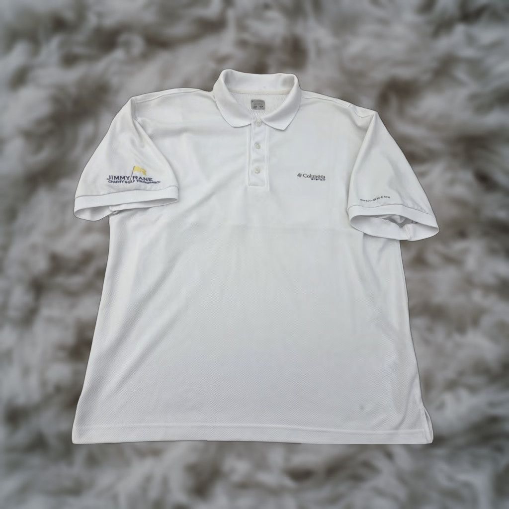Vintage Columbia PFG Fishing Shirt Adult Mens L White Short Sleeve Vented Omnishade READ Size US L / EU 52-54 / 3 - 1 Thumbnail